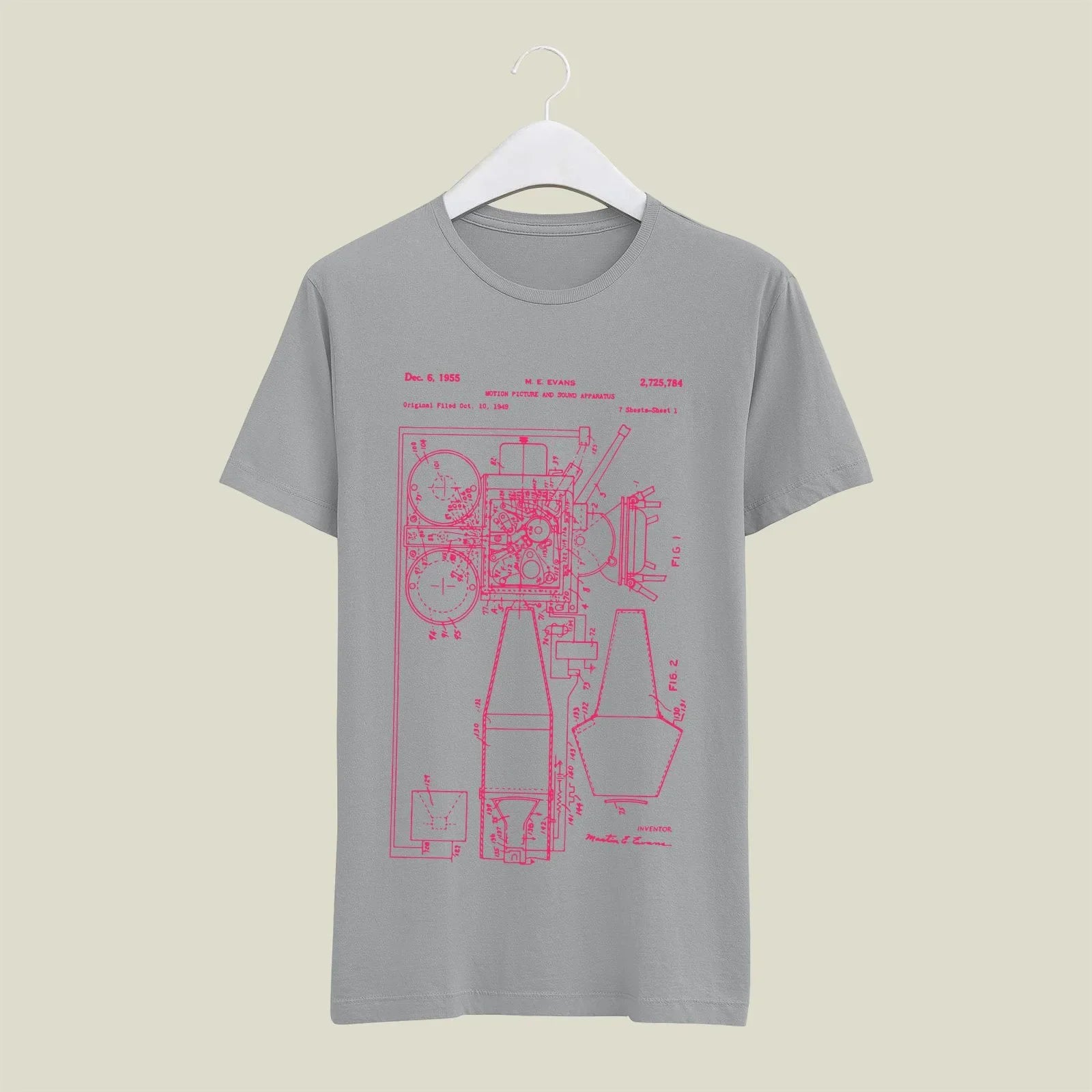 Camera Patent T-Shirt T-CMP59 Desichalchitra