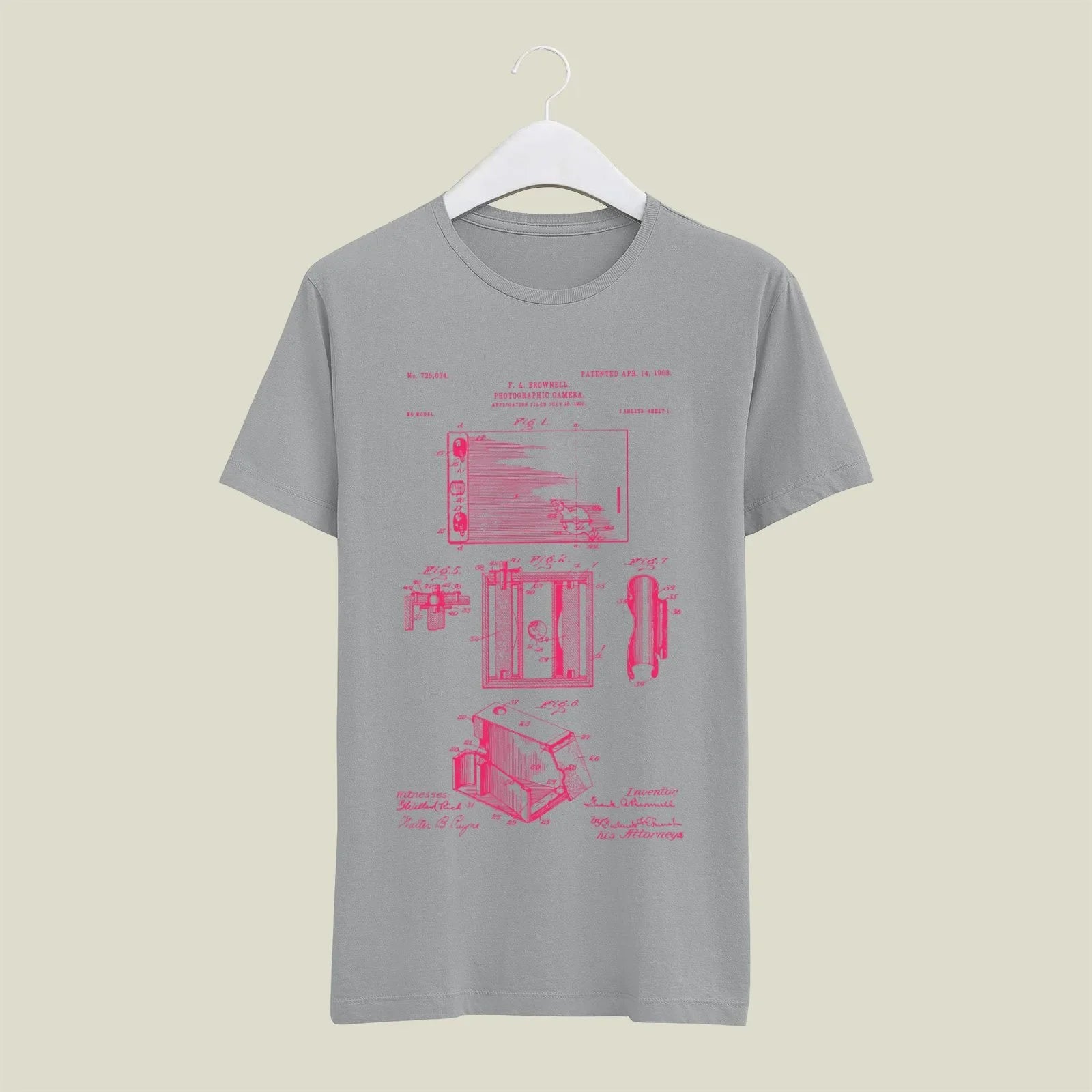 Camera Patent T-Shirt T-CMP81 Desichalchitra