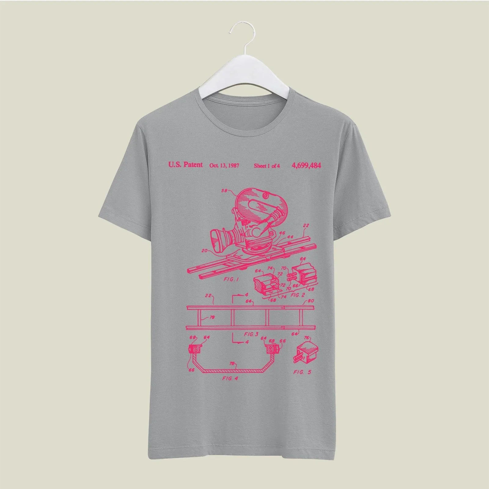 Camera Patent T-Shirt T-CMP104 Desichalchitra