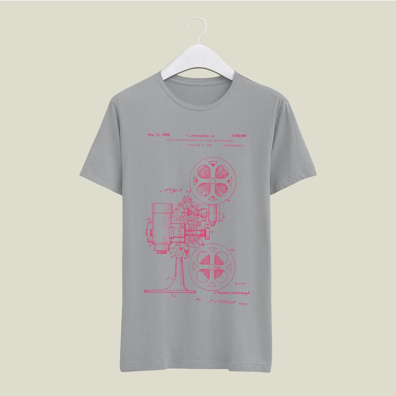 Camera Patent T-Shirt T-CMP106 Desichalchitra