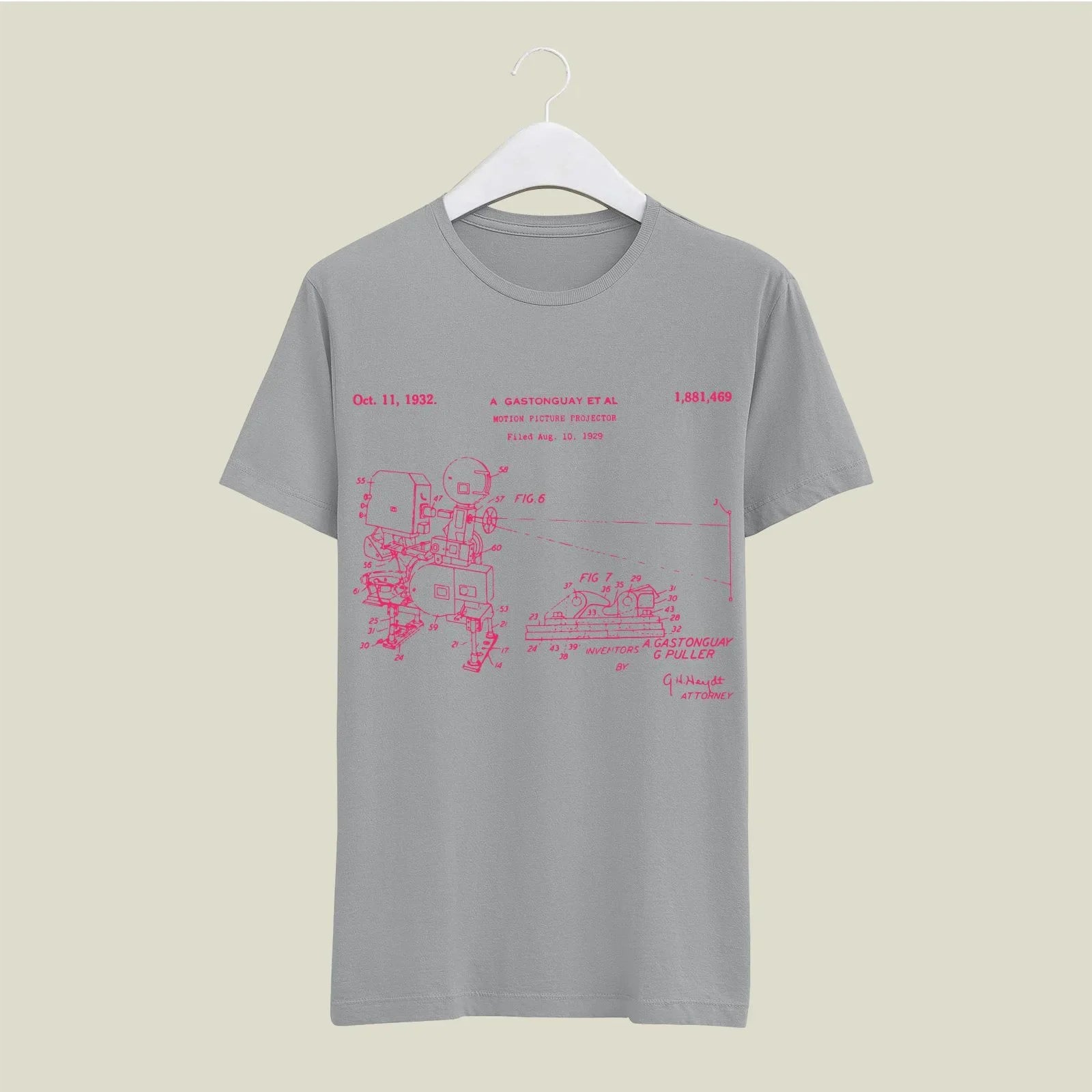 Camera Patent T-Shirt T-CMP127 Desichalchitra