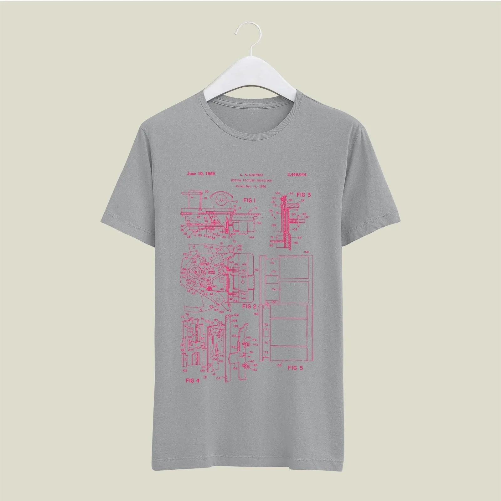Camera Patent T-Shirt T-CMP148 Desichalchitra