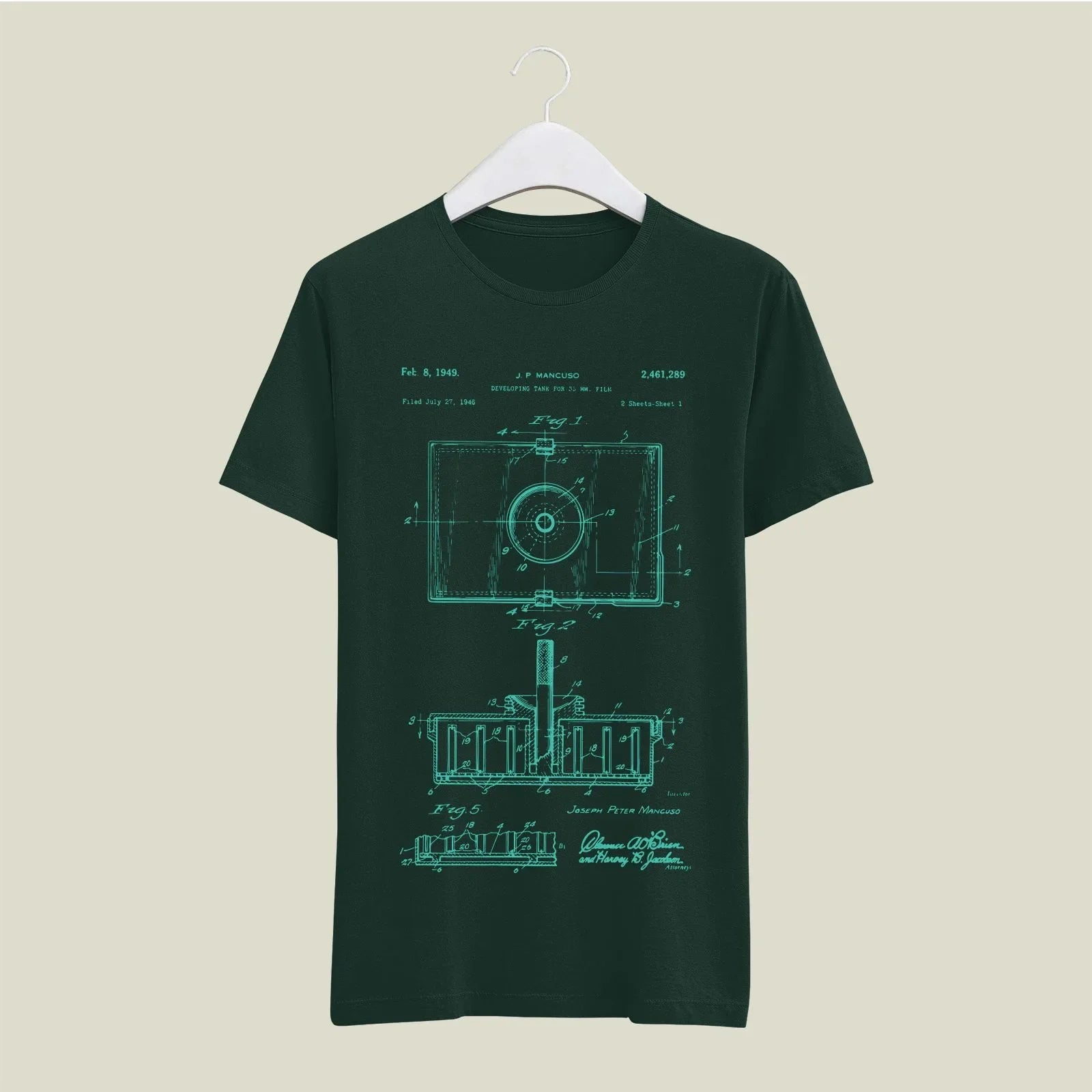 Camera Patent T-Shirt T-CMP149 Desichalchitra