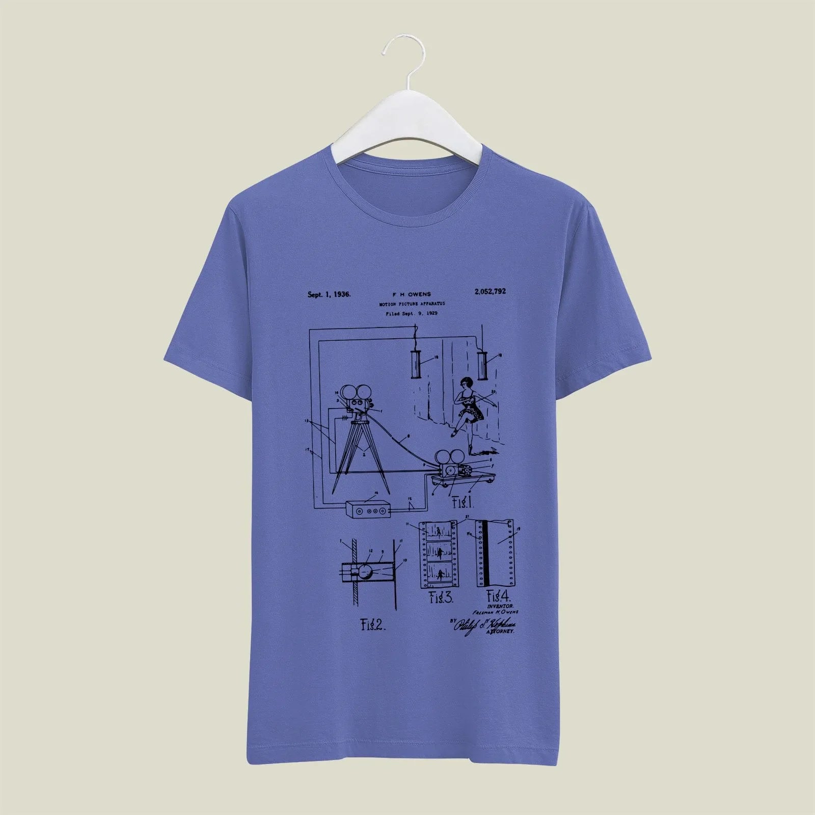 Camera Patent T-Shirt T-CMP42 Desichalchitra