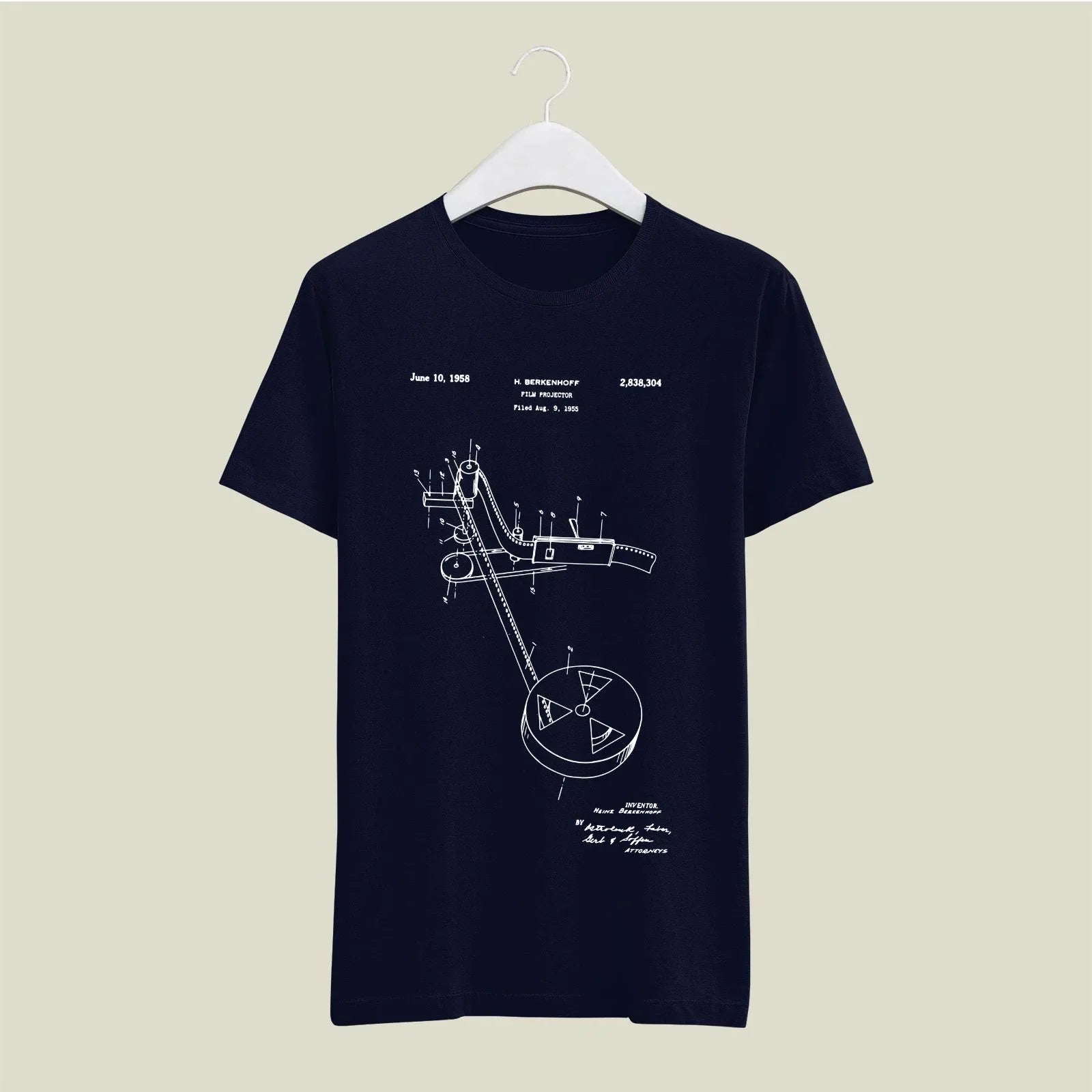 Camera Patent T-Shirt T-CMP137 Desichalchitra