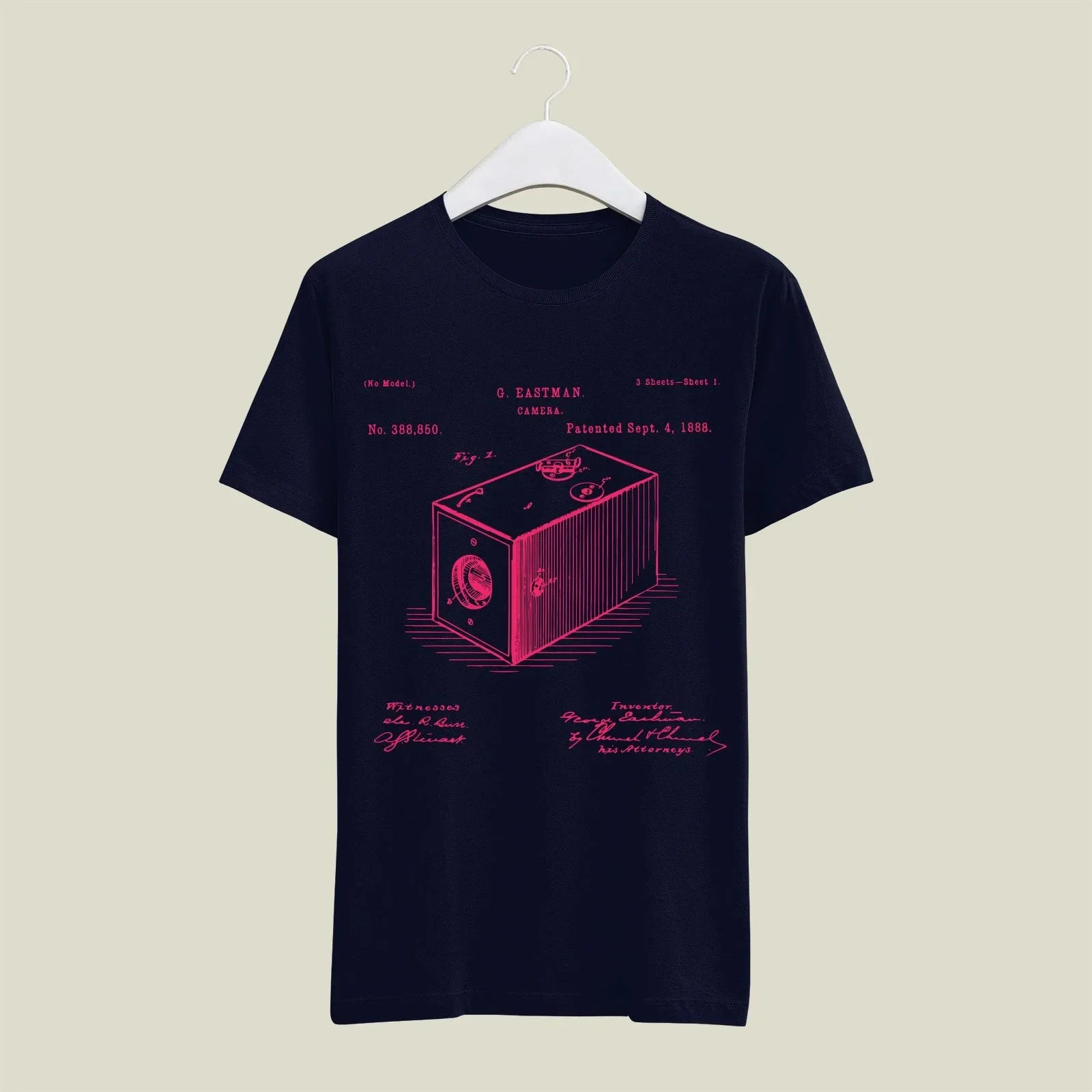 Camera Patent T-Shirt T-CMP1 Desichalchitra