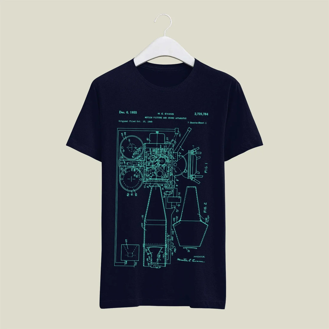 Camera Patent T-Shirt T-CMP73 Desichalchitra