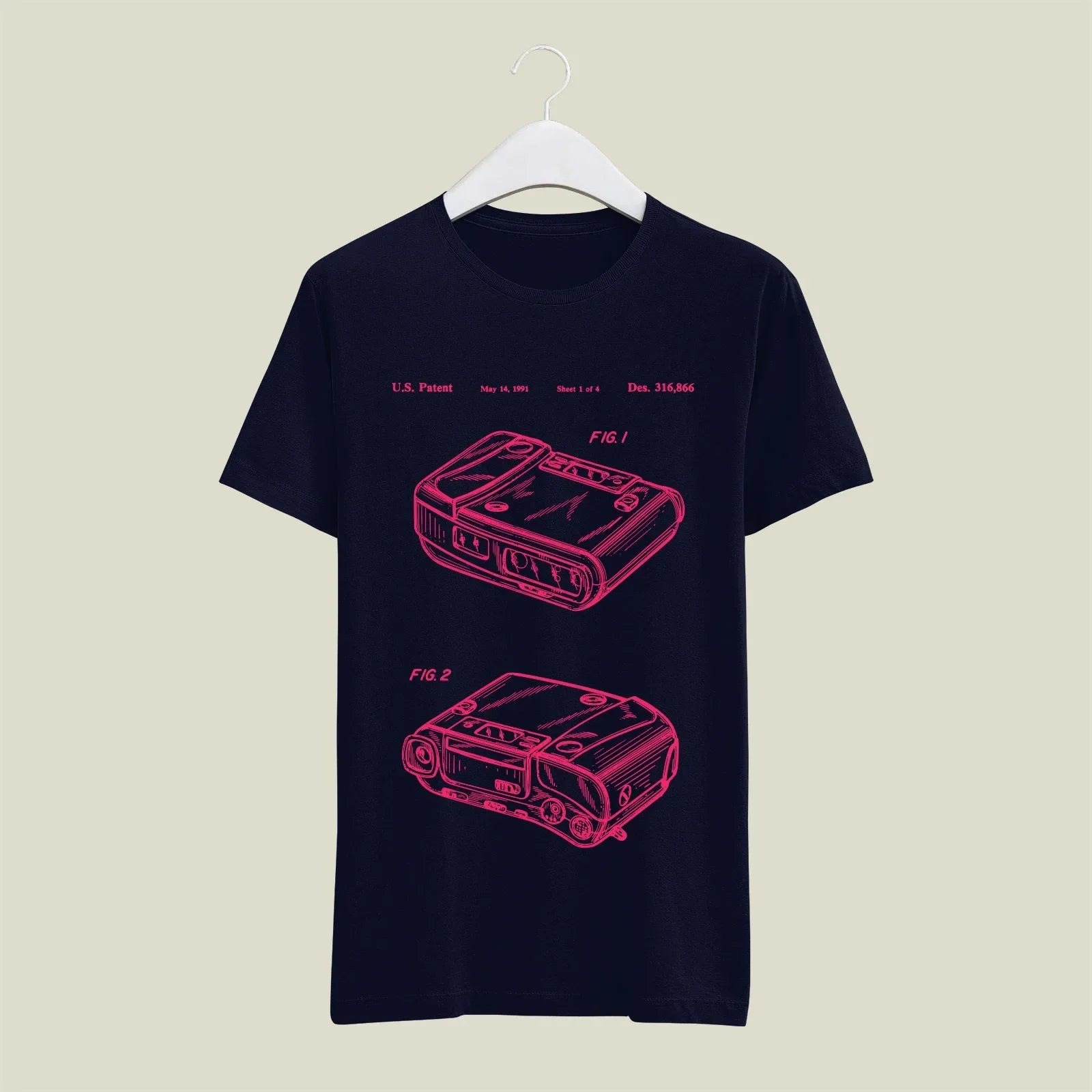 Camera Patent T-Shirt T-CMP7 Desichalchitra