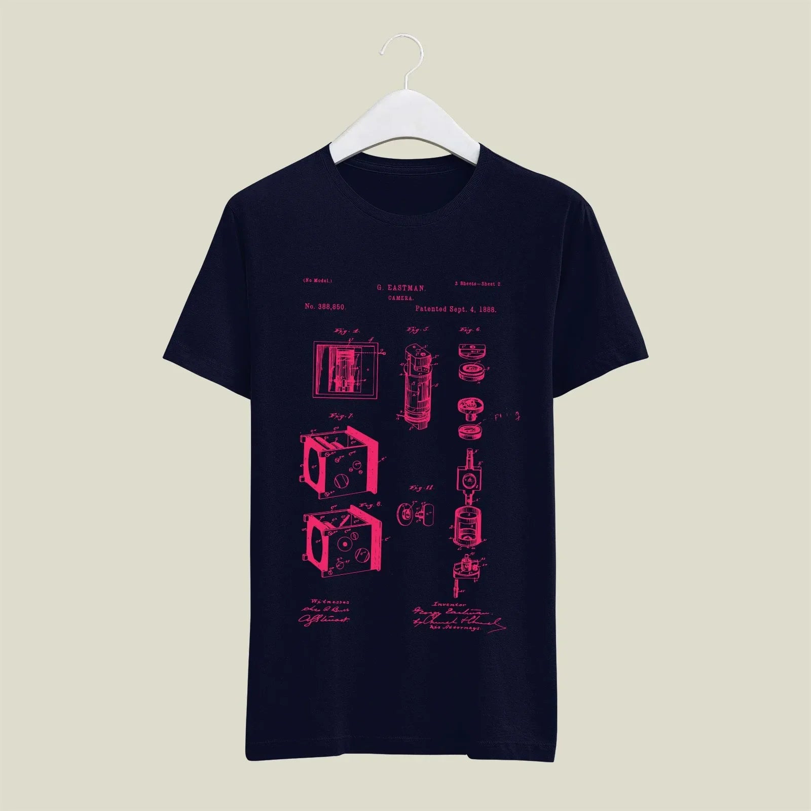 Camera Patent T-Shirt T-CMP13 Desichalchitra