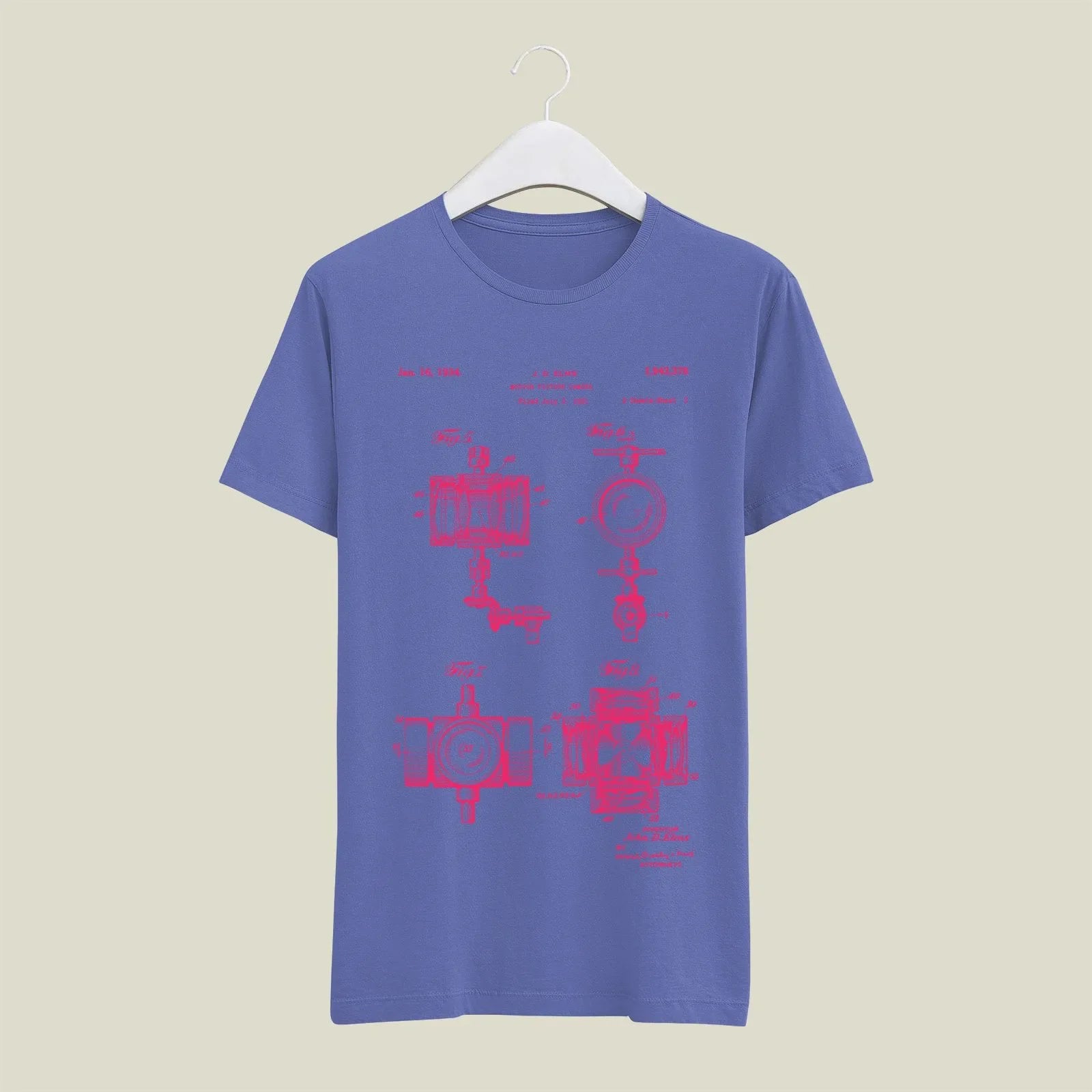 Camera Patent T-Shirt T-CMP150 Desichalchitra