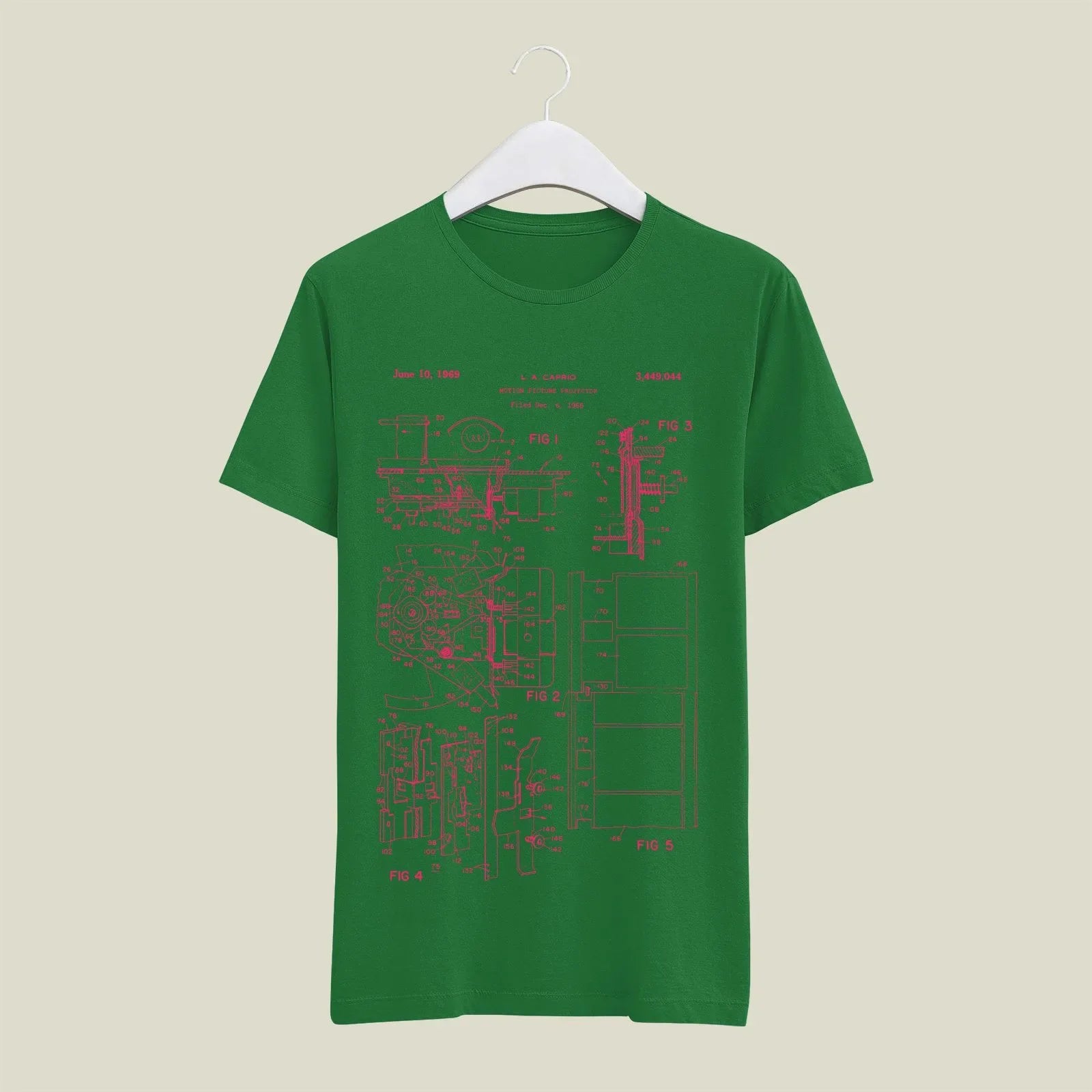 Camera Patent T-Shirt T-CMP148 Desichalchitra