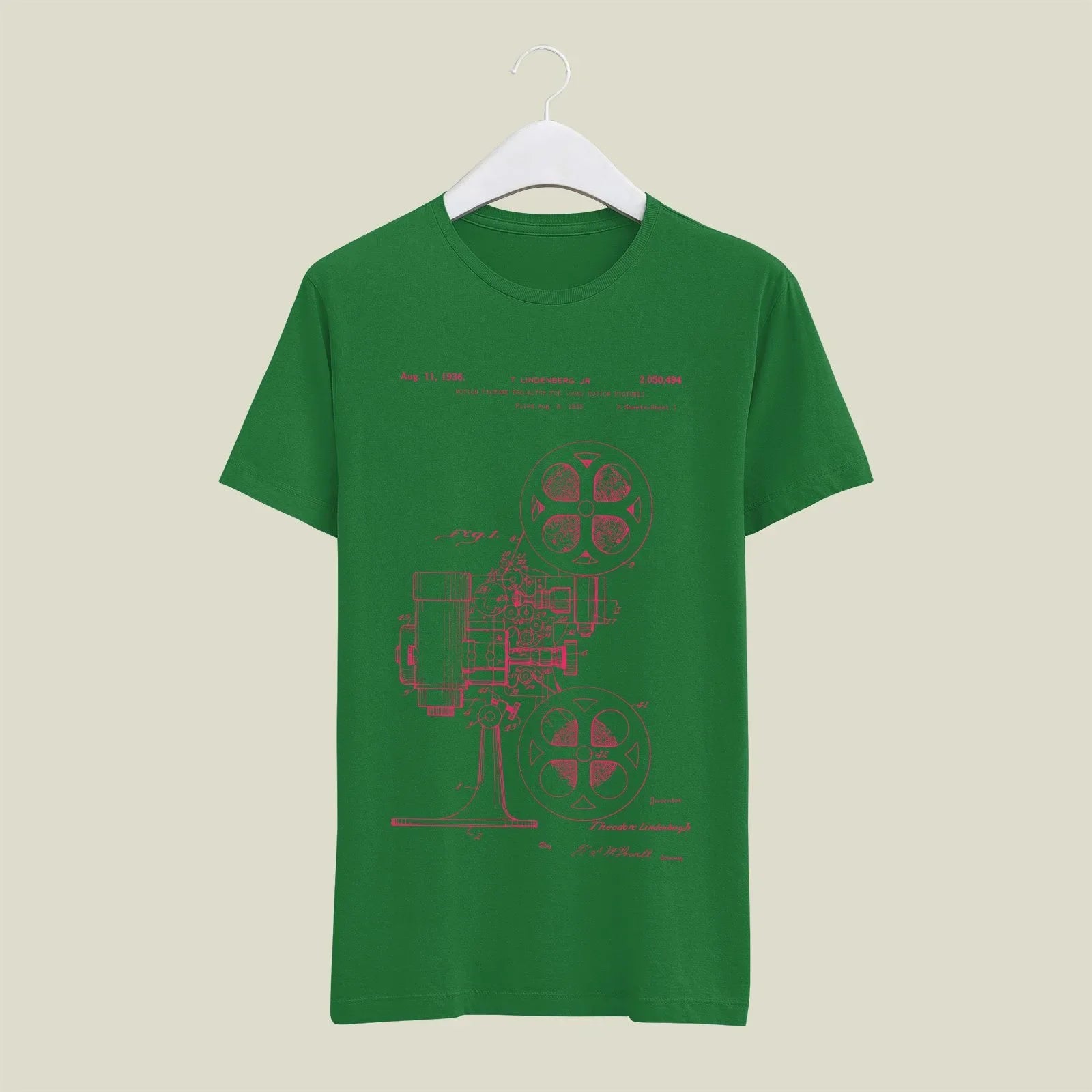 Camera Patent T-Shirt T-CMP106 Desichalchitra