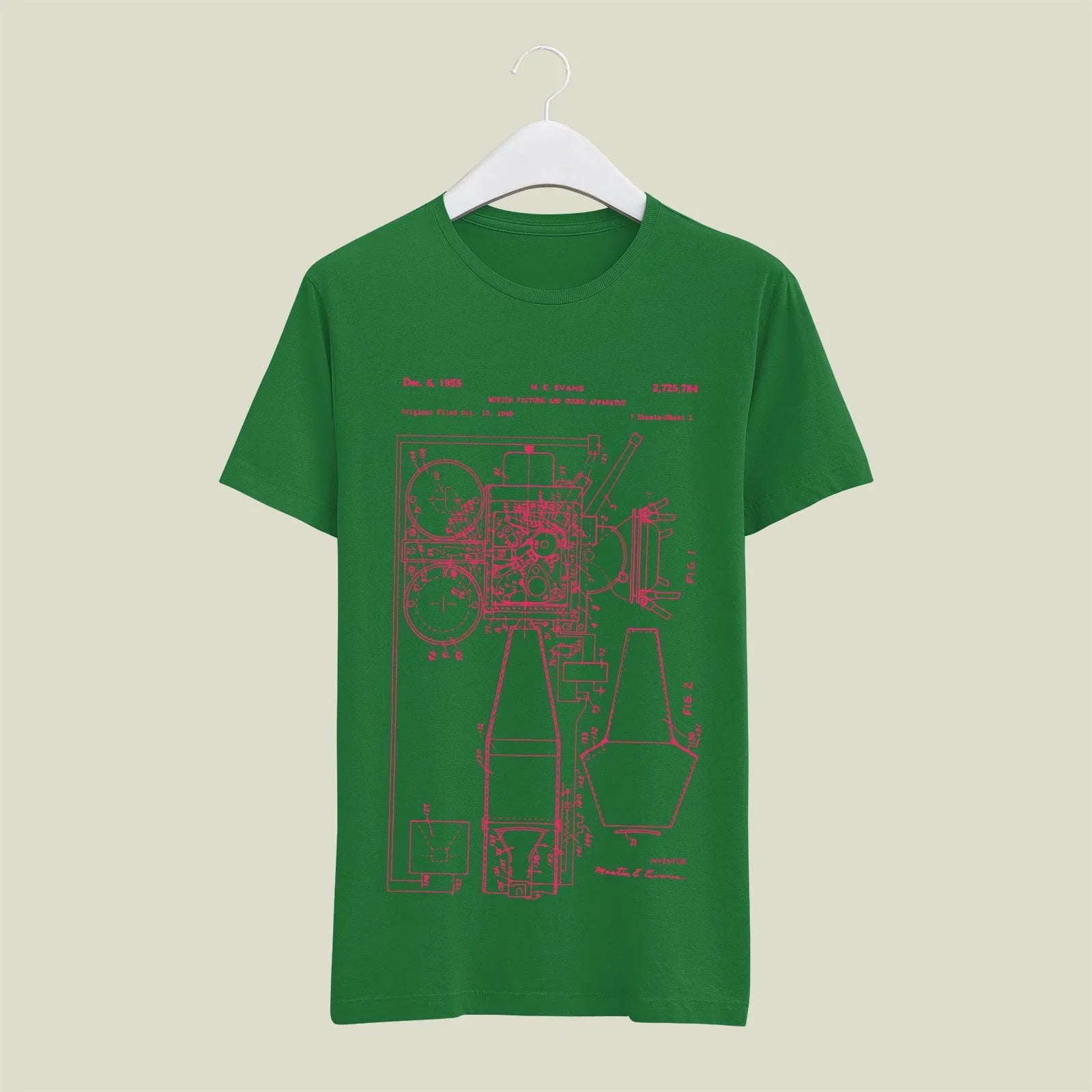 Camera Patent T-Shirt T-CMP59 Desichalchitra