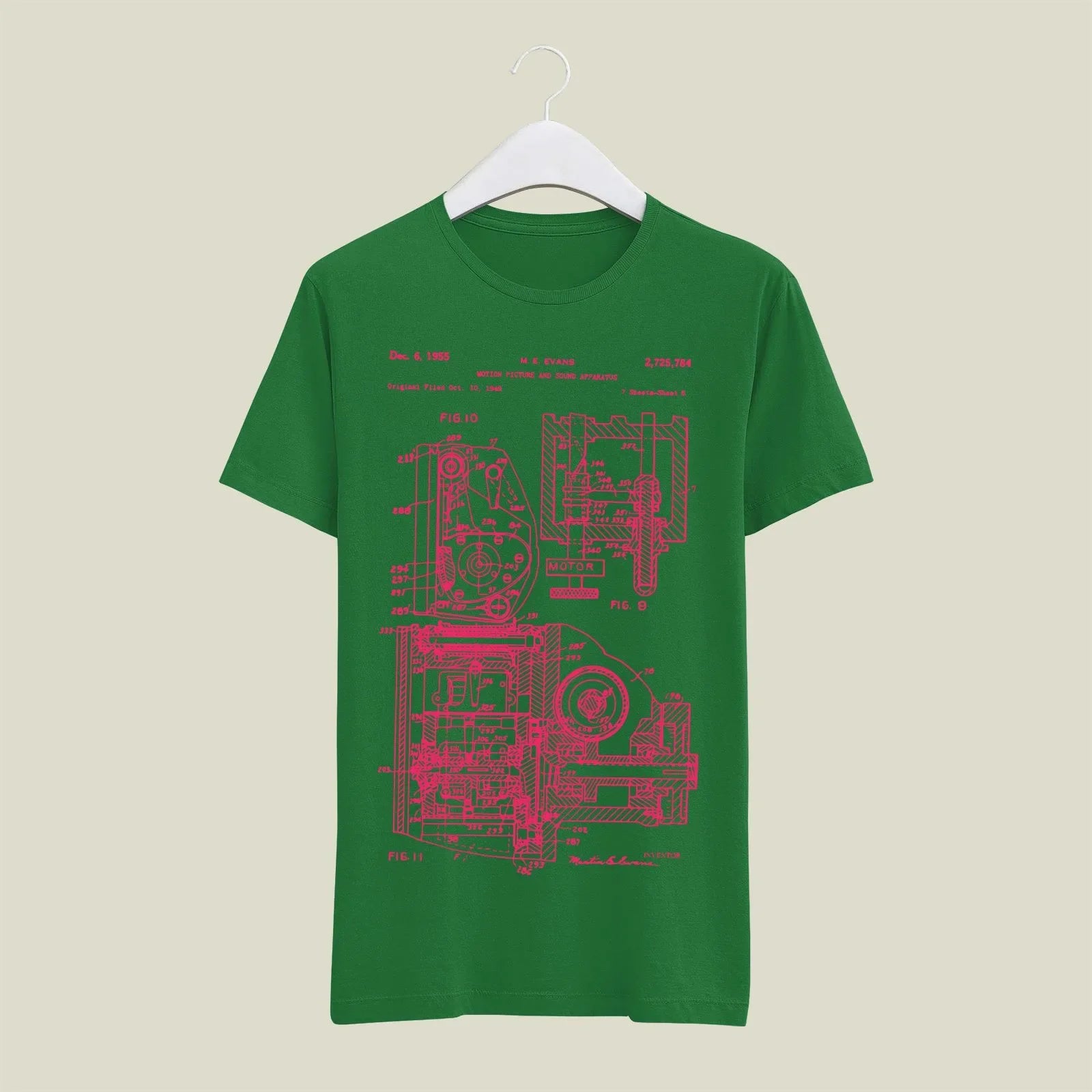 Camera Patent T-Shirt T-CMP53 Desichalchitra