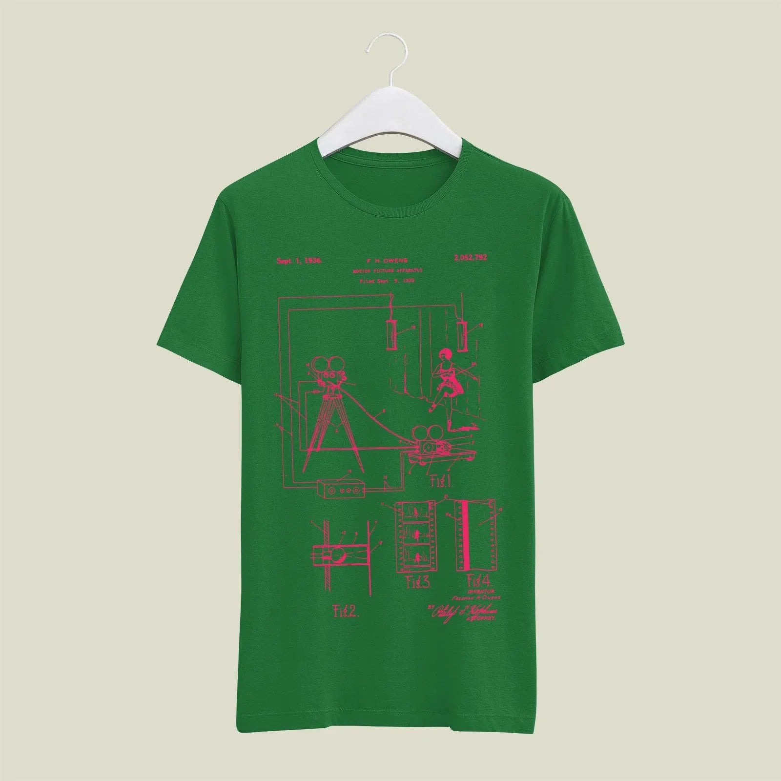 Camera Patent T-Shirt T-CMP50 Desichalchitra