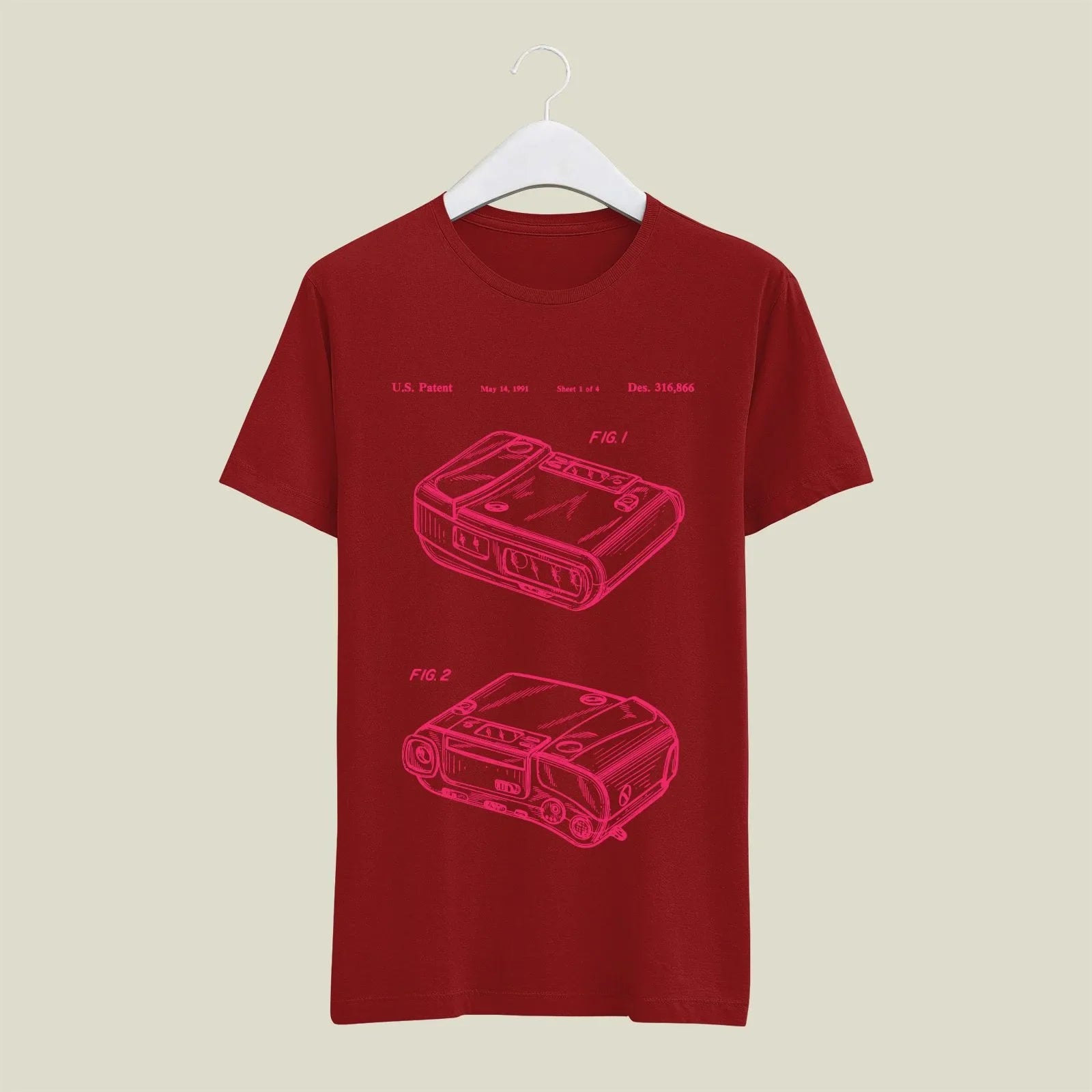 Camera Patent T-Shirt T-CMP7 Desichalchitra