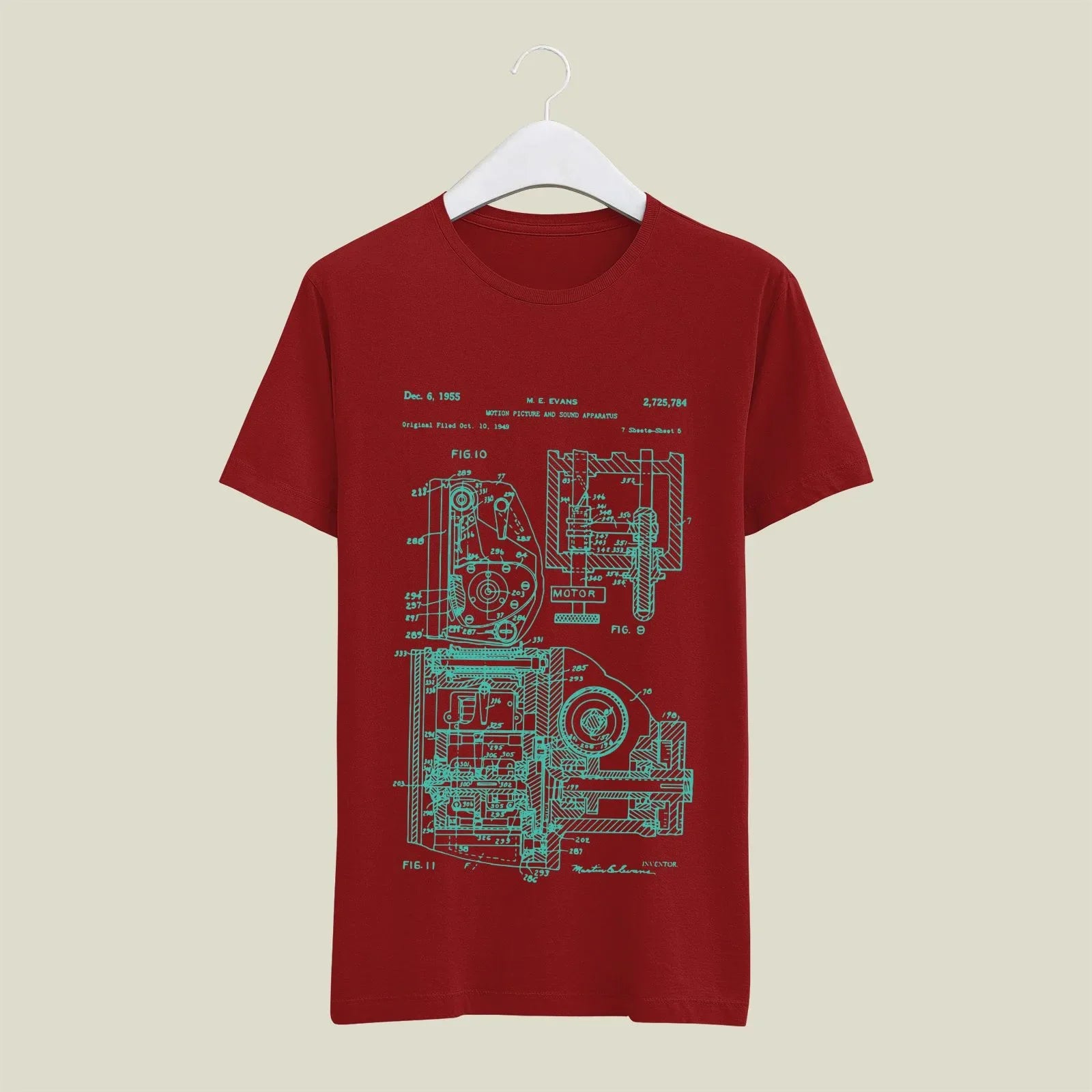 Camera Patent T-Shirt T-CMP52 Desichalchitra