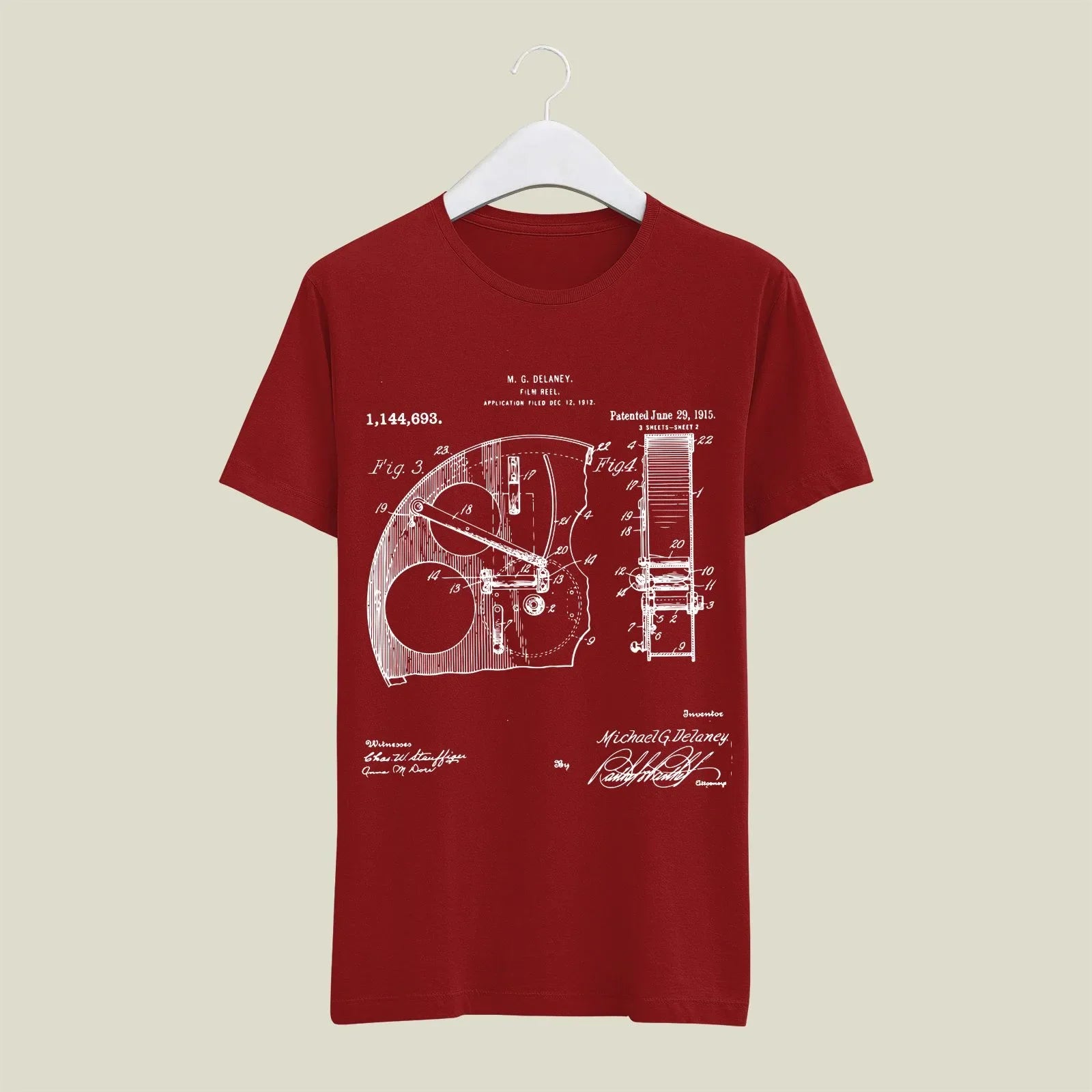 Camera Patent T-Shirt T-CMP78 Desichalchitra