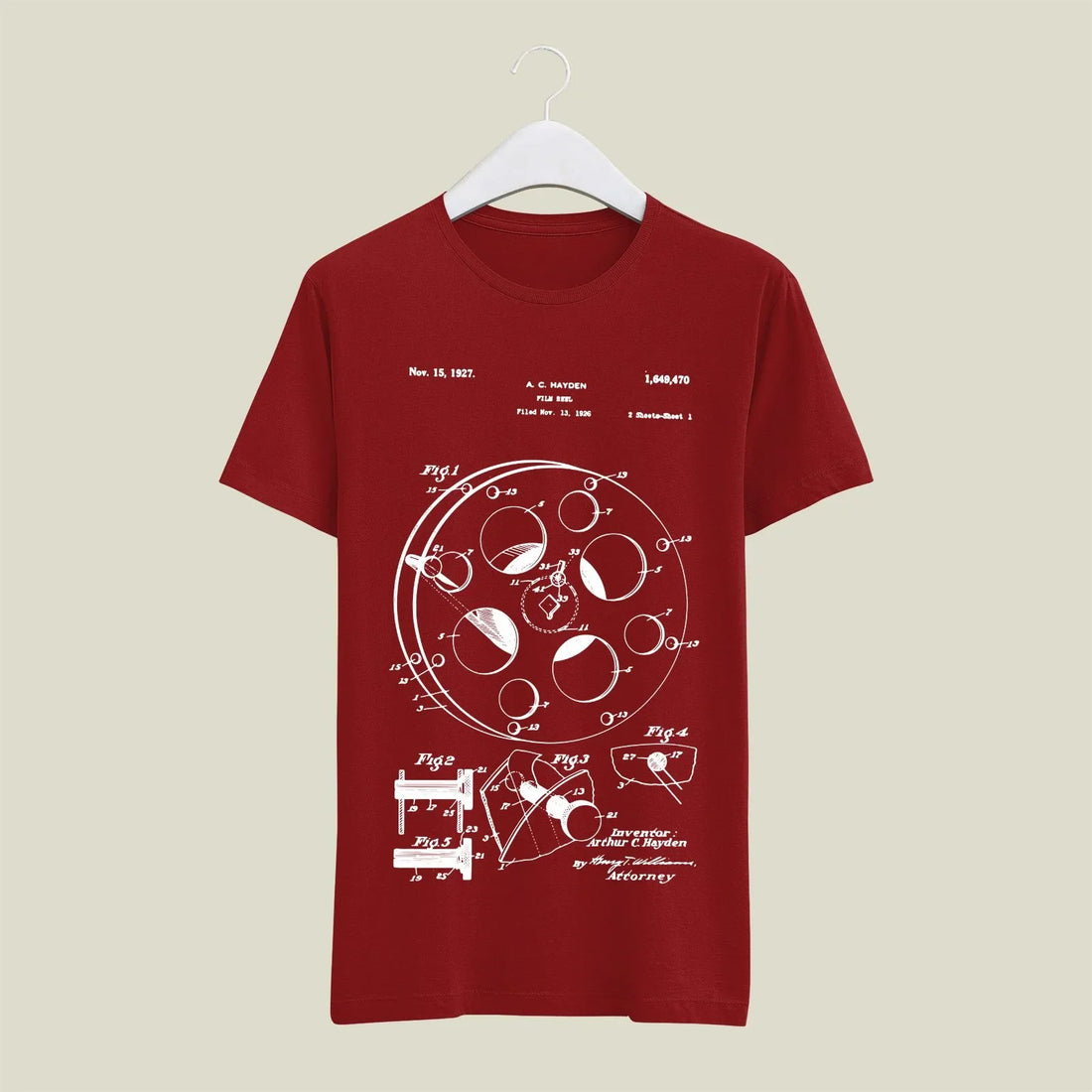 Camera Patent T-Shirt T-CMP90 Desichalchitra