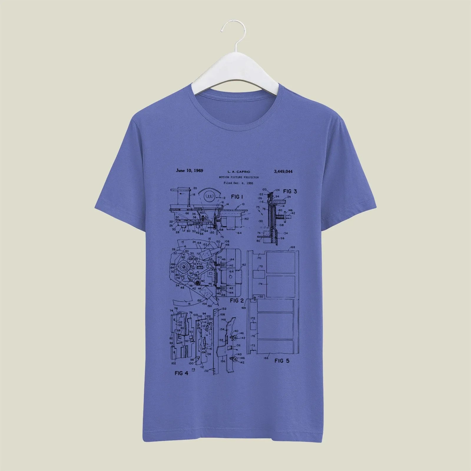 Camera Patent T-Shirt T-CMP44 Desichalchitra
