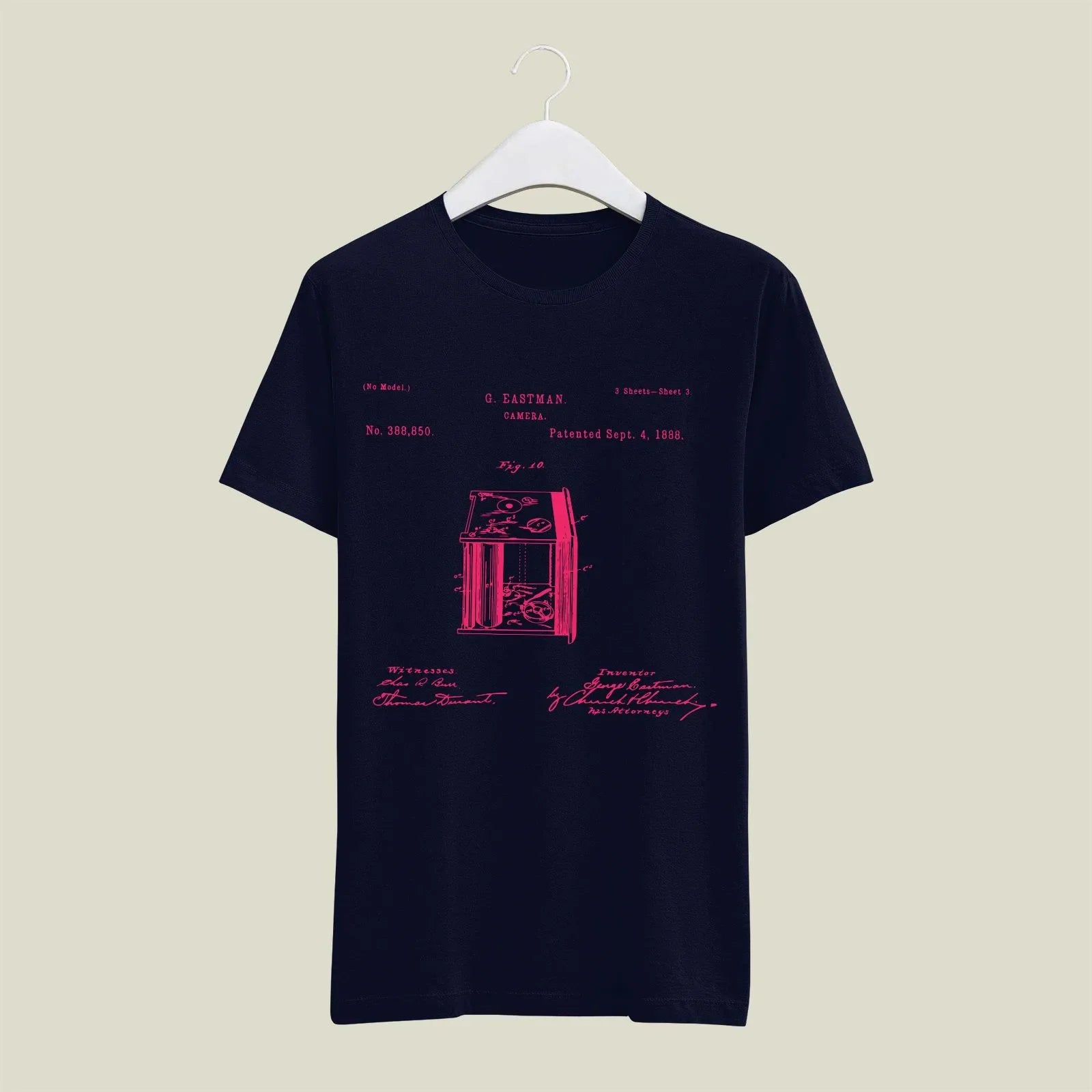 Camera Patent T-Shirt T-CMP38 Desichalchitra