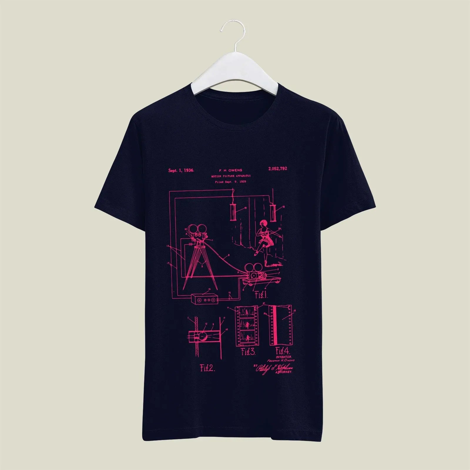 Camera Patent T-Shirt T-CMP50 Desichalchitra