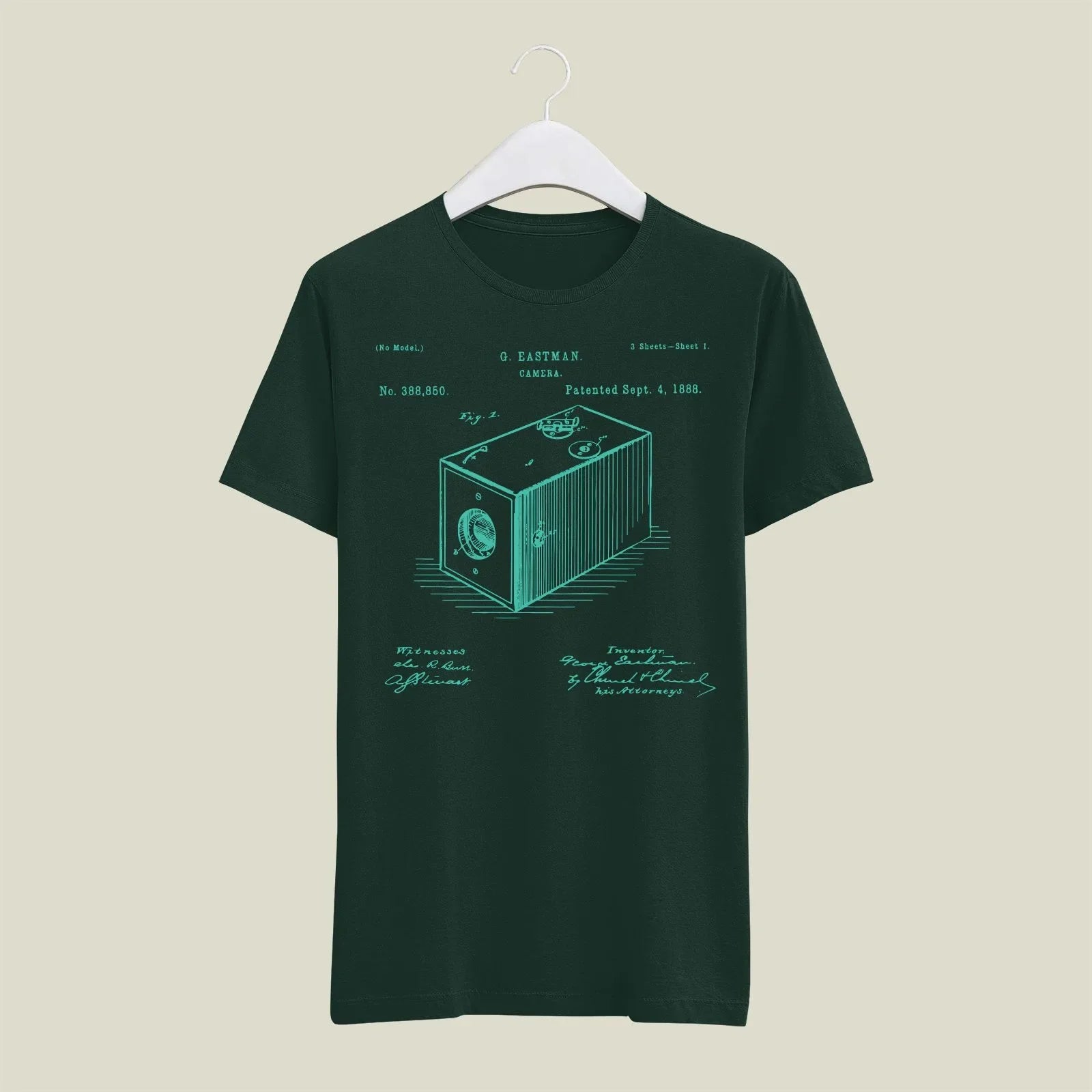Camera Patent T-Shirt T-CMP194 Desichalchitra