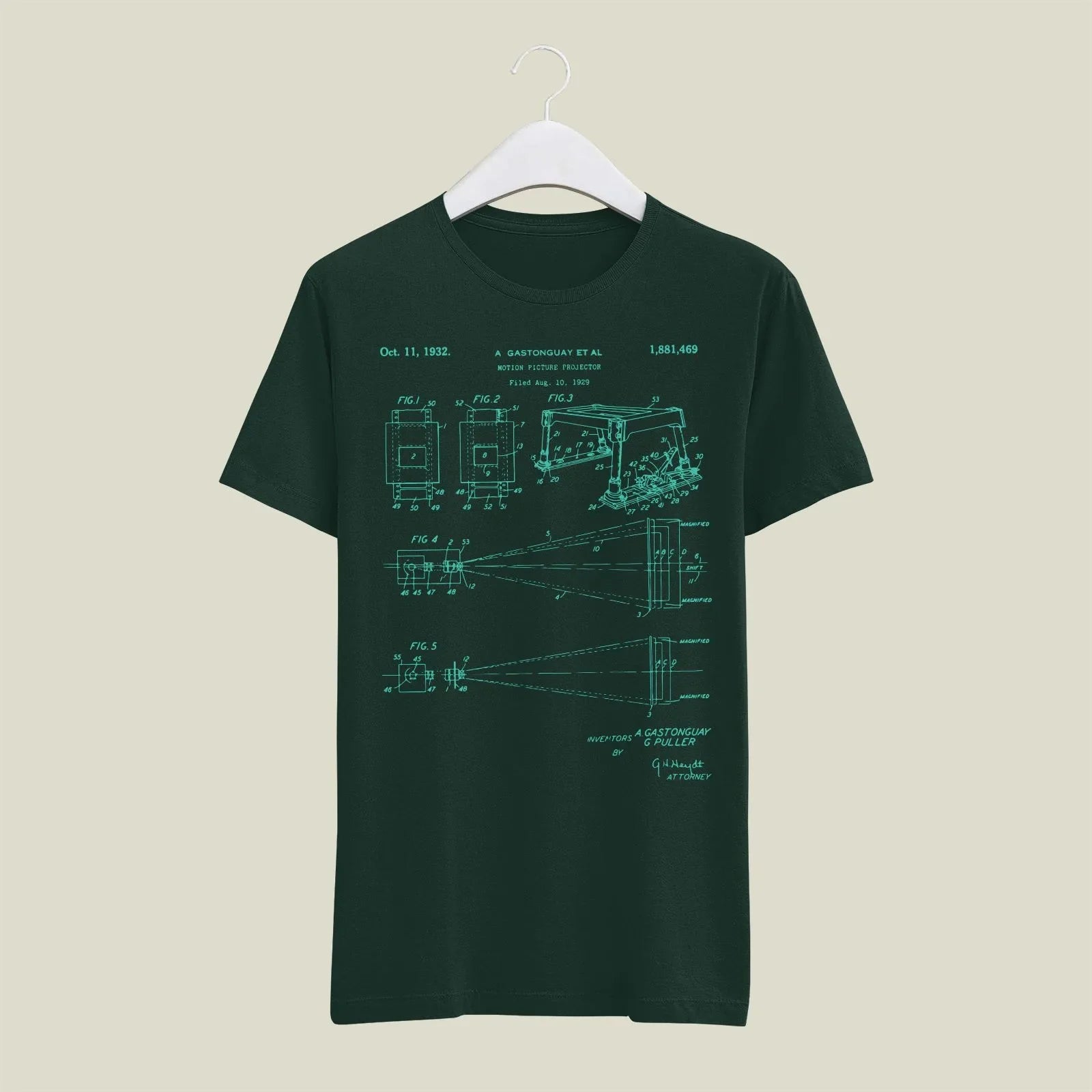 Camera Patent T-Shirt T-CMP205 Desichalchitra