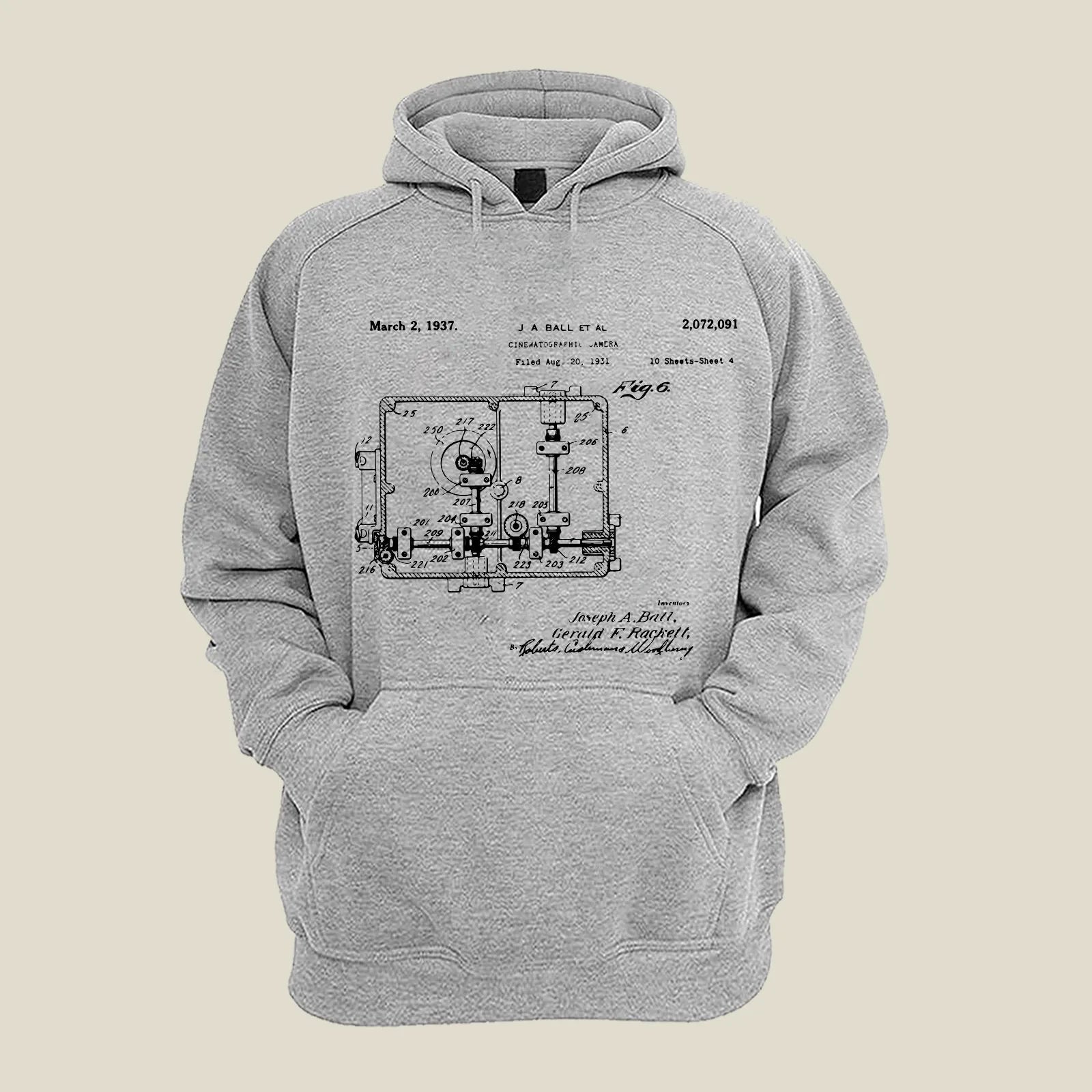 Camera Patent Hoodie H-CMP181 Desichalchitra