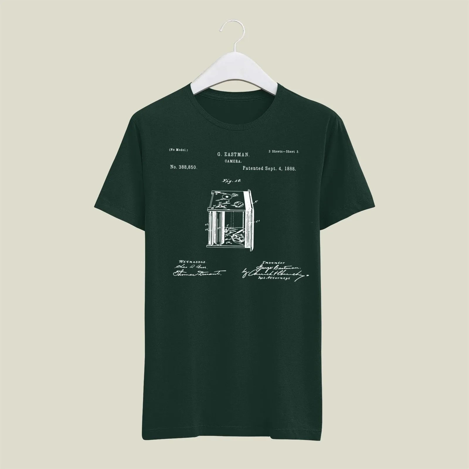 Camera Patent T-Shirt T-CMP200 Desichalchitra