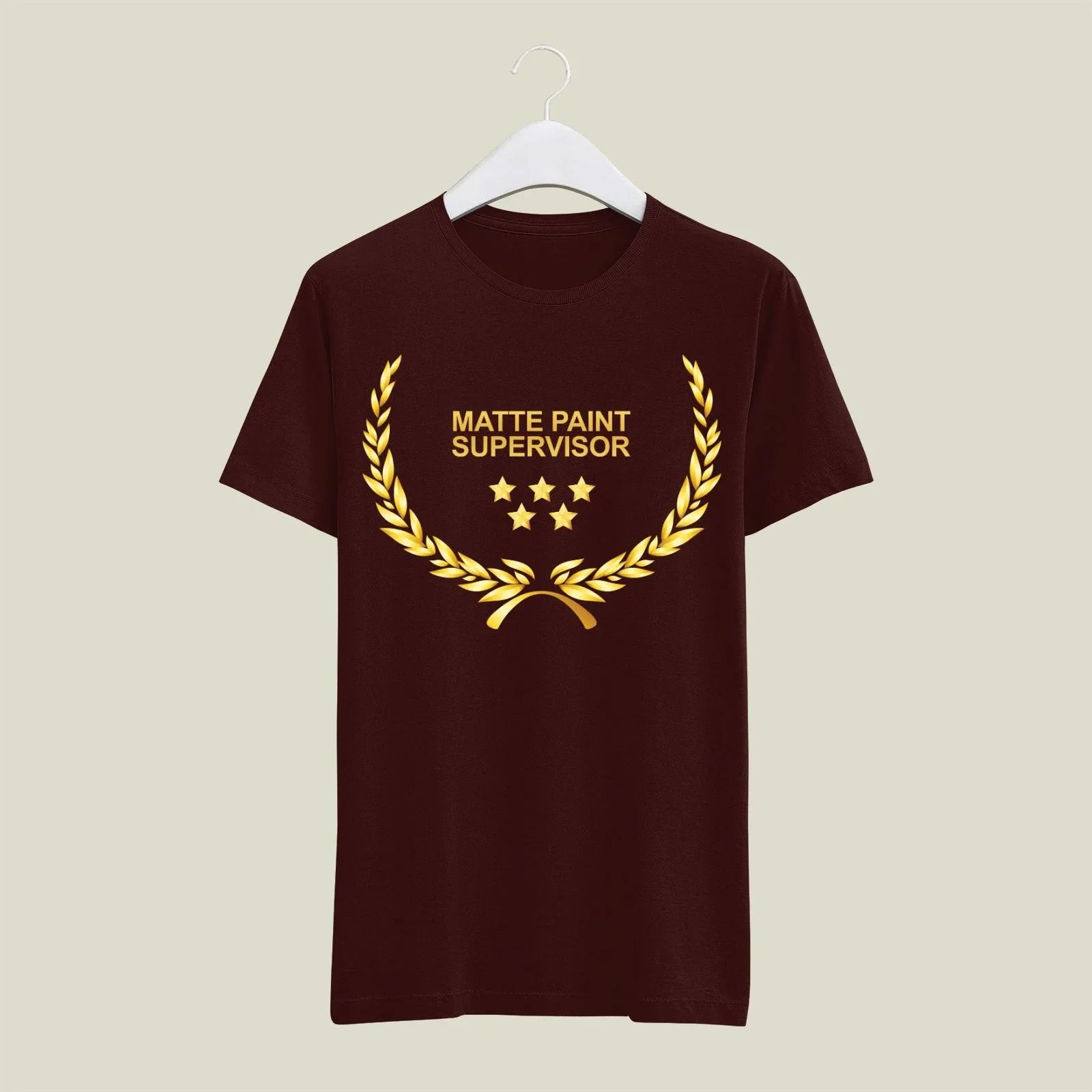 Matte Paint Supervisor T-Shirt T-MPS6 Desichalchitra