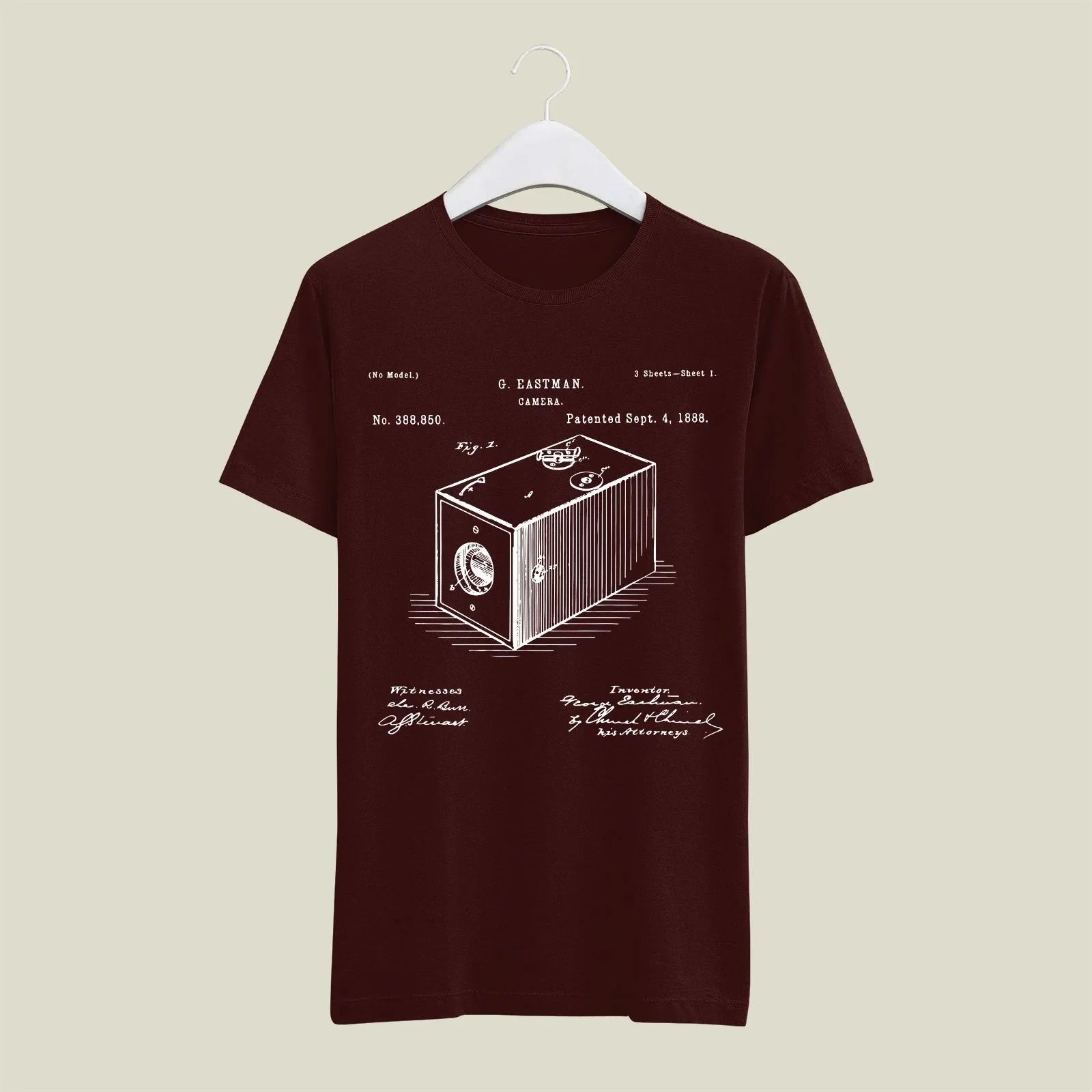 Camera Patent T-Shirt T-CMP171 Desichalchitra