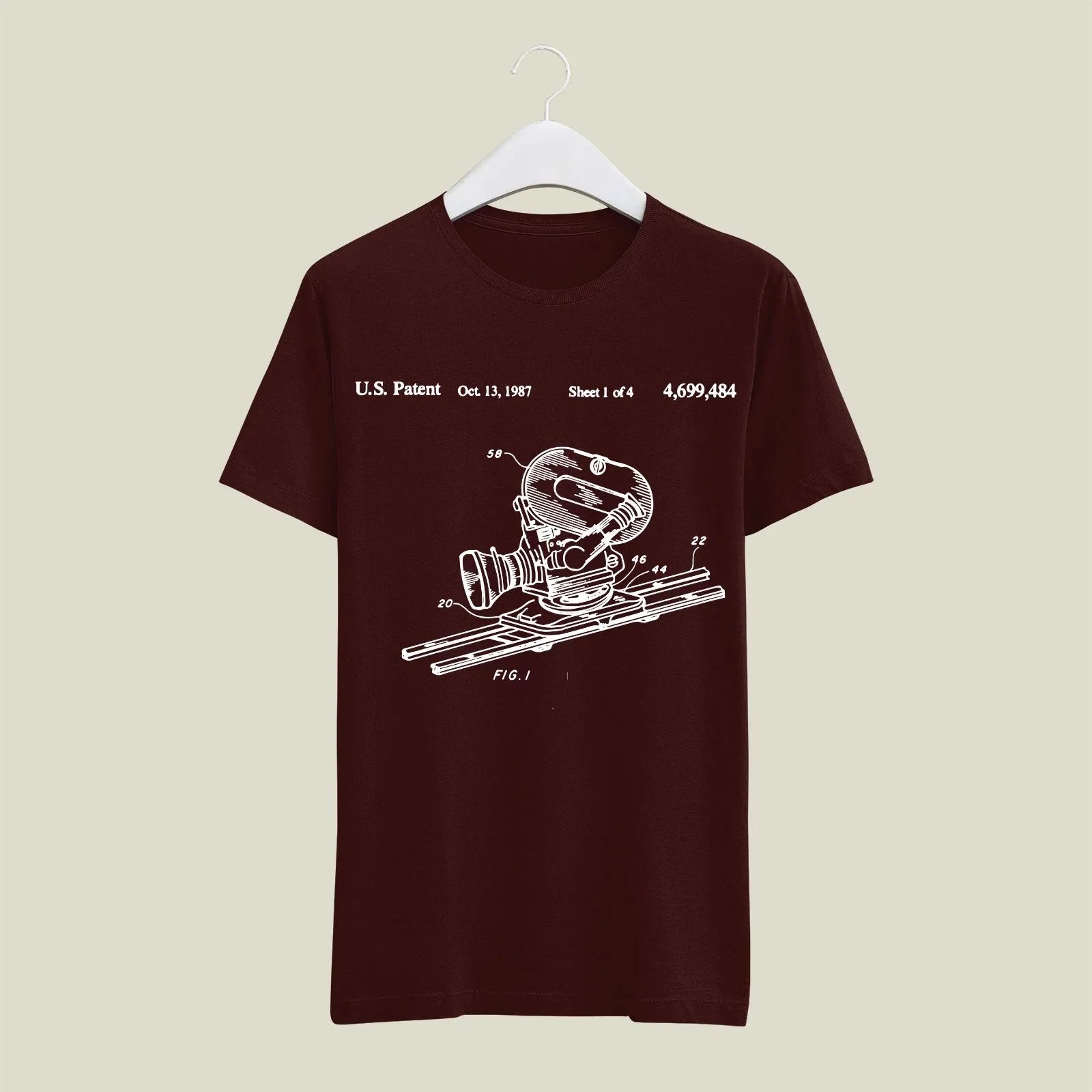 Camera Patent T-Shirt T-CMP178 Desichalchitra