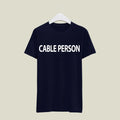 Cable Person T-Shirt T-CAB14 Desichalchitra