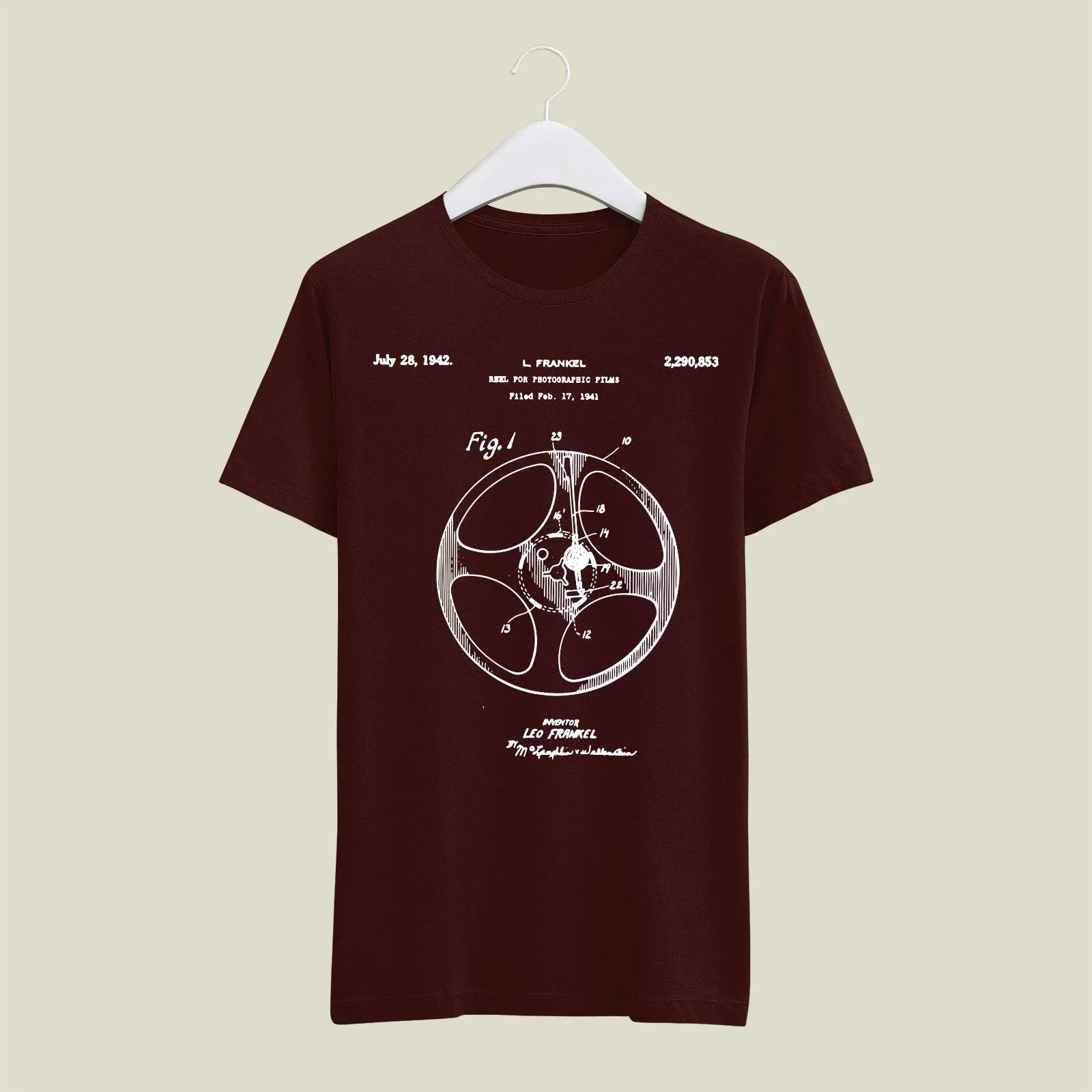 Camera Patent T-Shirt T-CMP184 Desichalchitra