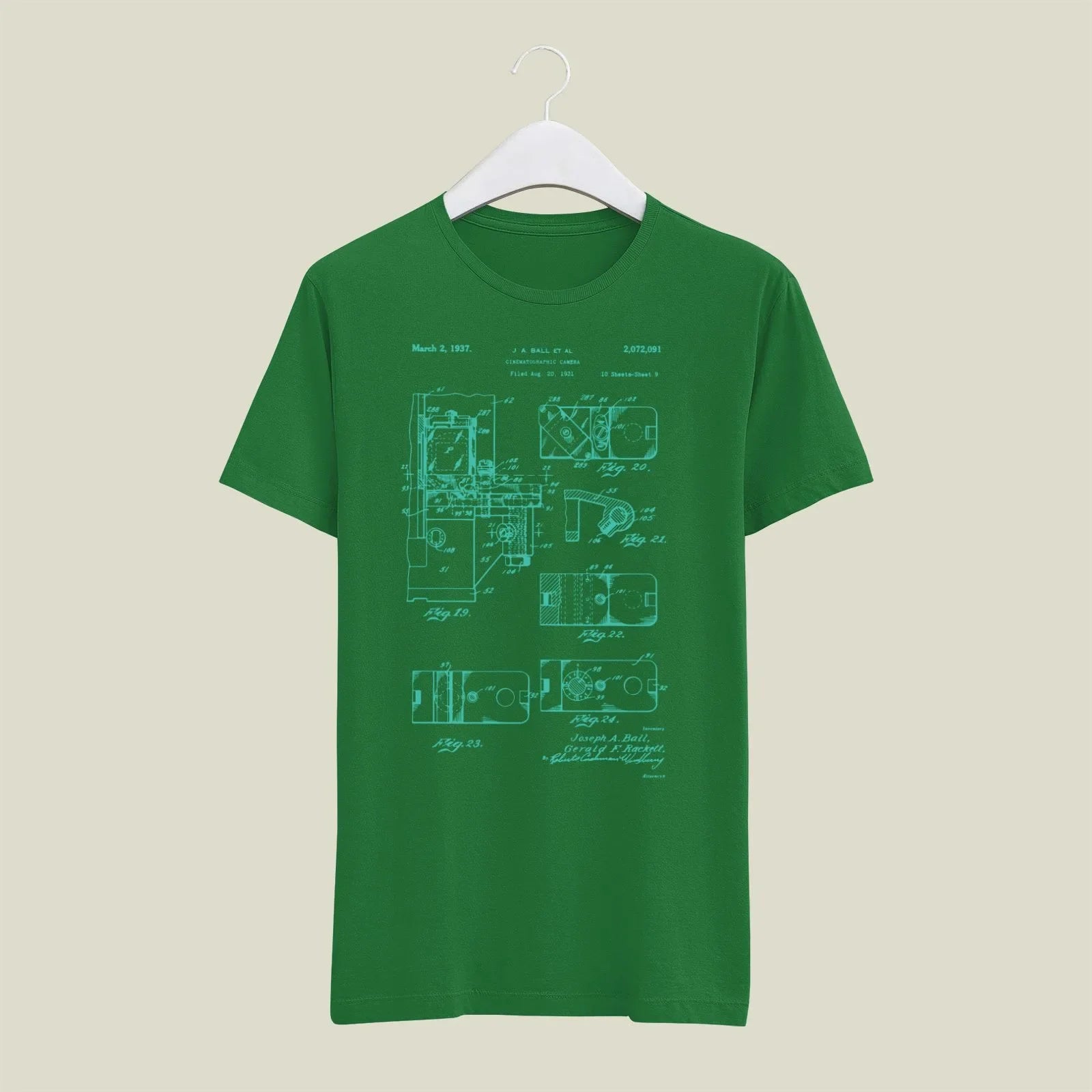 Camera Patent T-Shirt T-CMP159 Desichalchitra