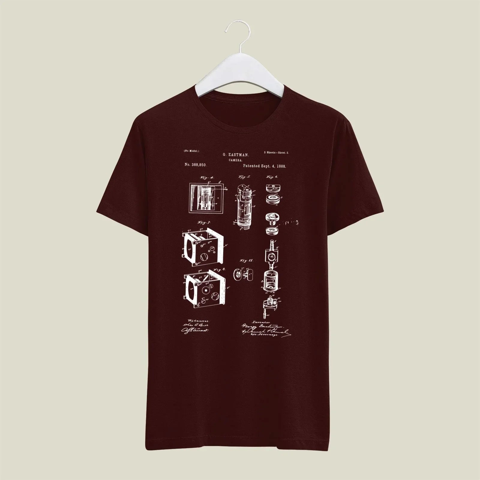 Camera Patent T-Shirt T-CMP209 Desichalchitra