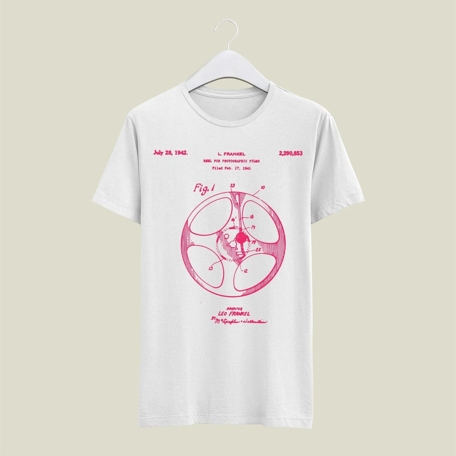 Camera Patent T-Shirt T-CMP173 Desichalchitra