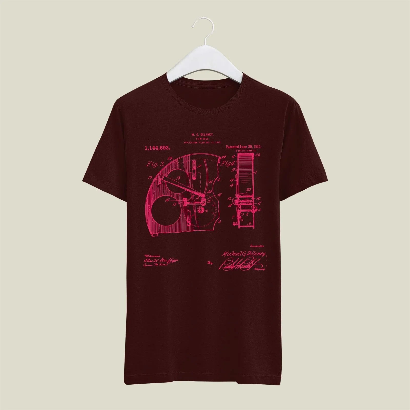 Camera Patent T-Shirt T-CMP180 Desichalchitra