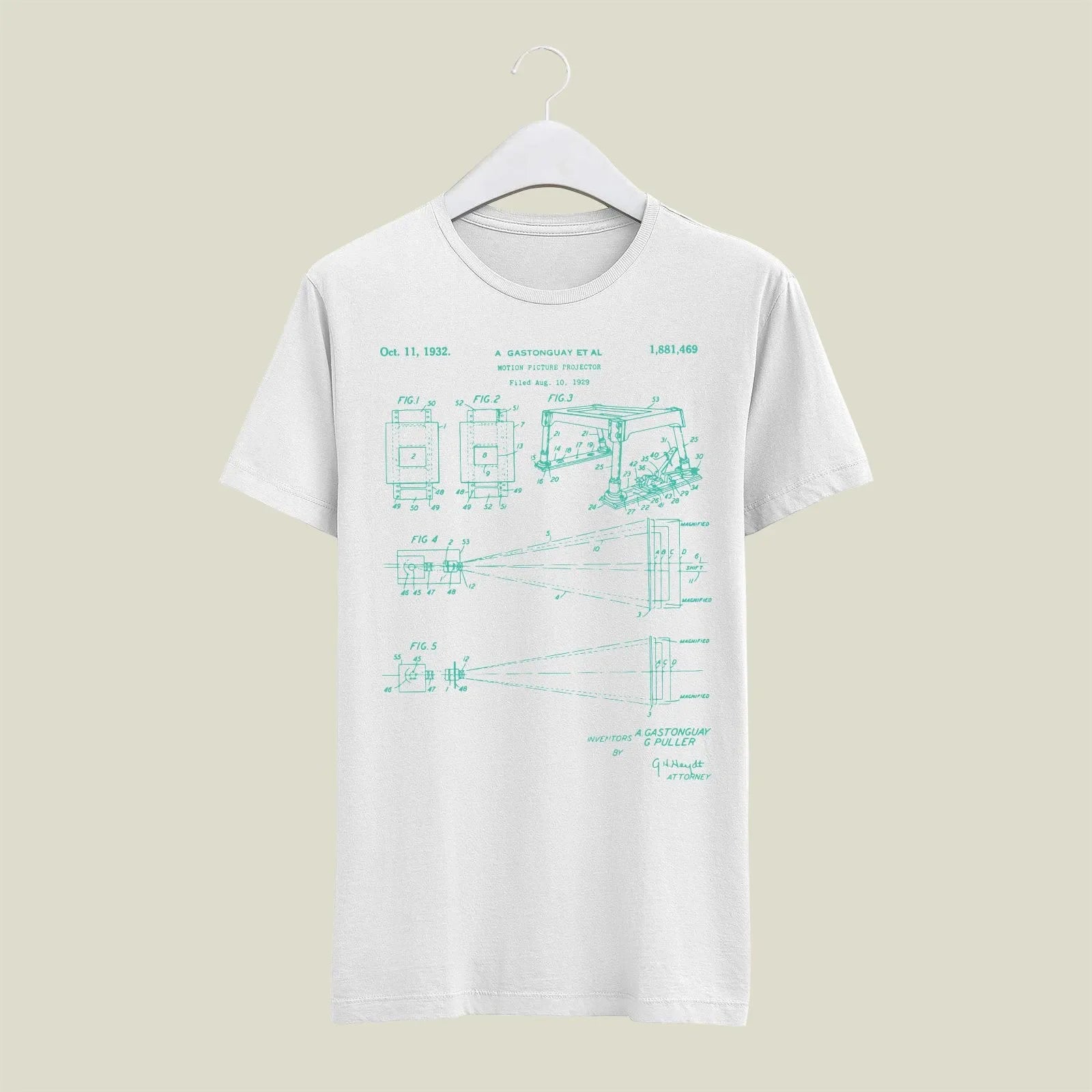 Camera Patent T-Shirt T-CMP205 Desichalchitra
