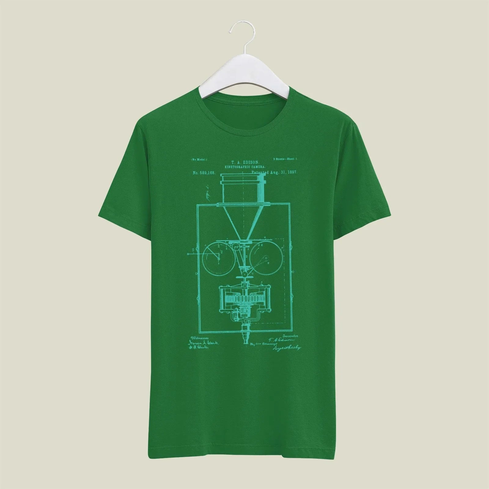 Camera Patent T-Shirt T-CMP175 Desichalchitra