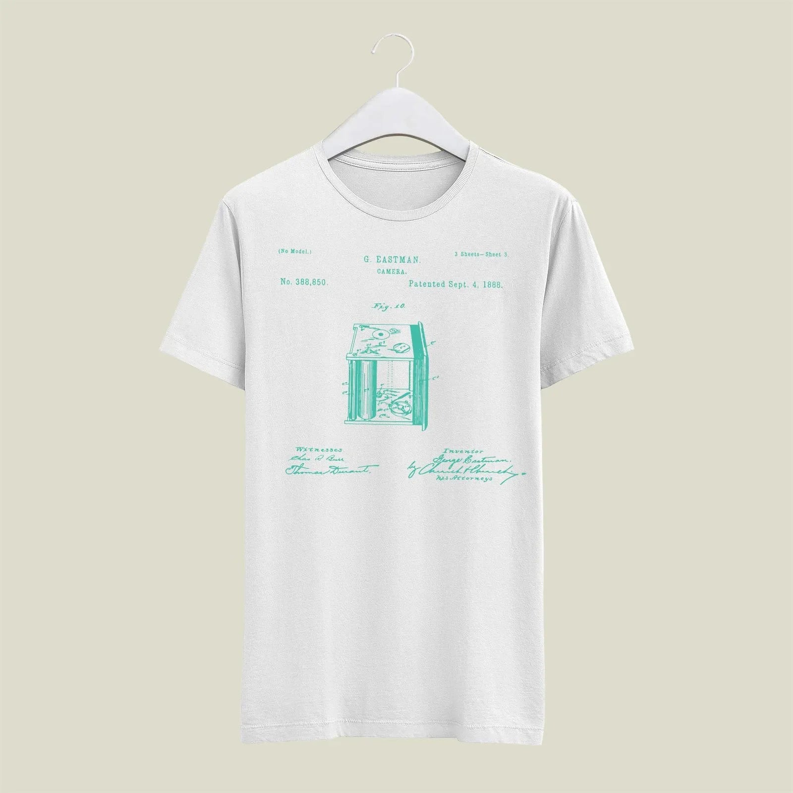 Camera Patent T-Shirt T-CMP208 Desichalchitra