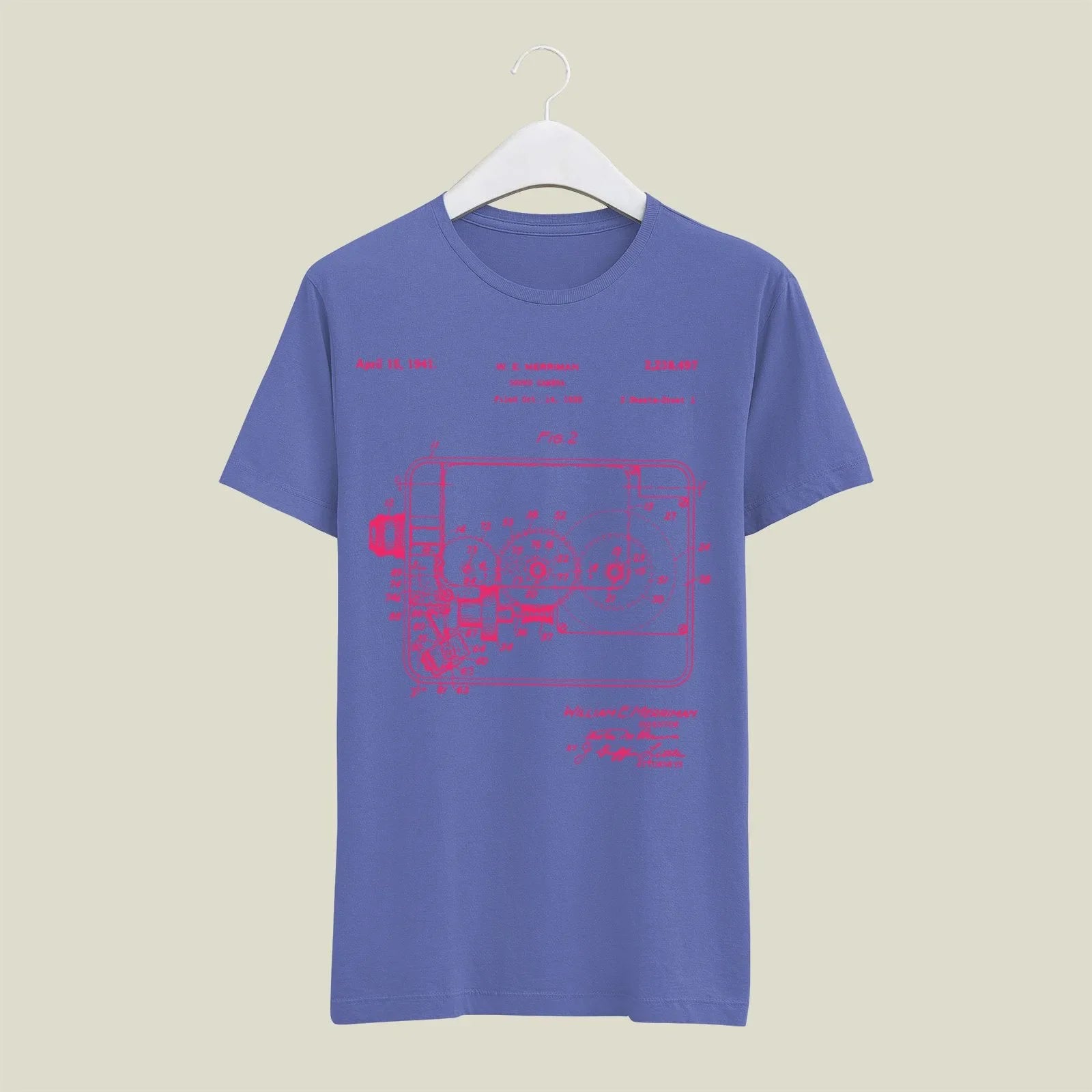 Camera Patent T-Shirt T-CMP153 Desichalchitra