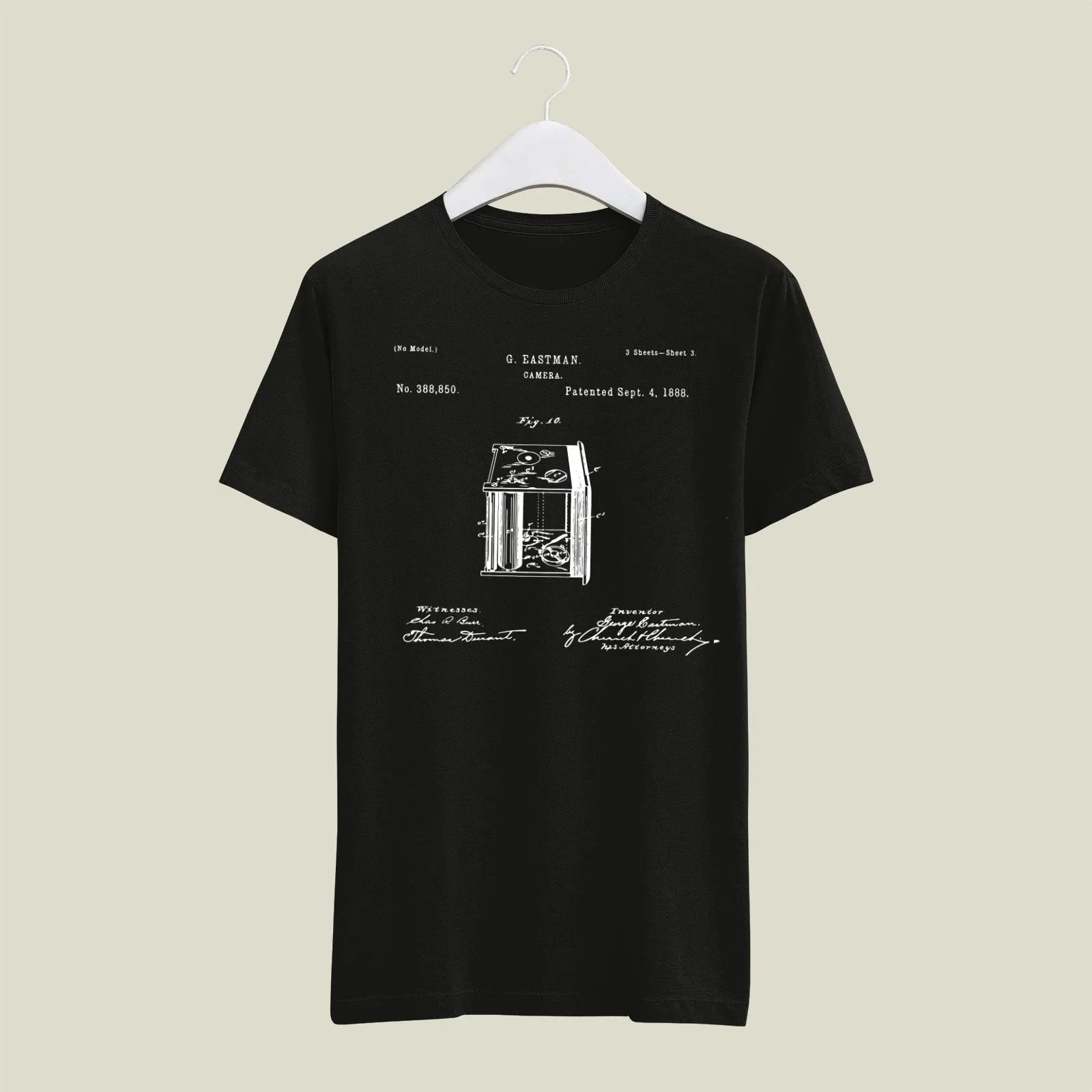 Camera Patent T-Shirt T-CMP207 Desichalchitra