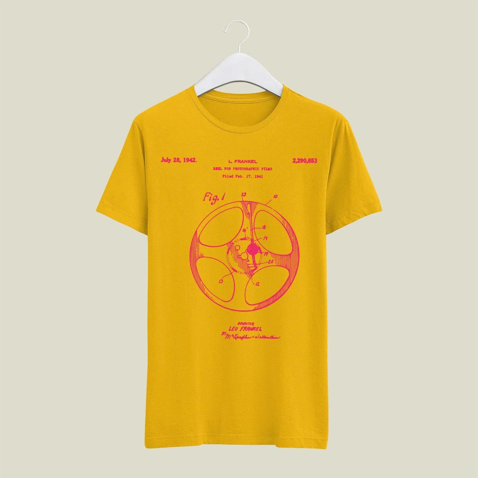 Camera Patent T-Shirt T-CMP173 Desichalchitra