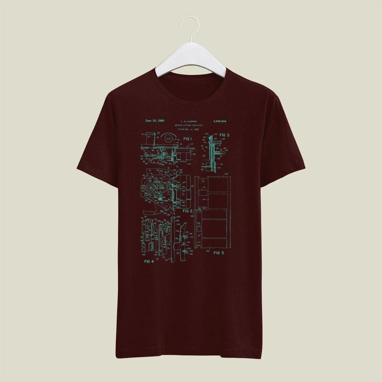 Camera Patent T-Shirt T-CMP199 Desichalchitra