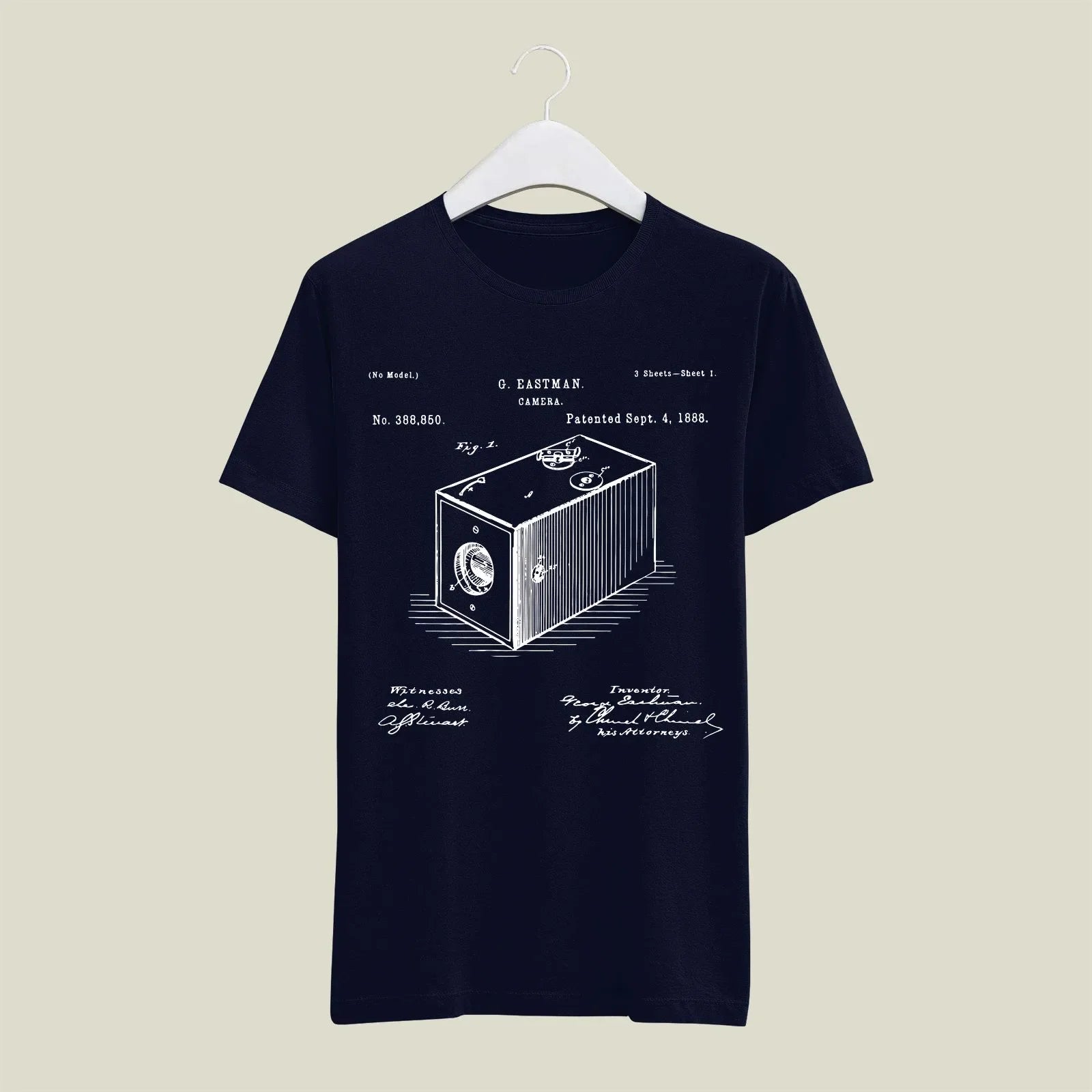 Camera Patent T-Shirt T-CMP171 Desichalchitra