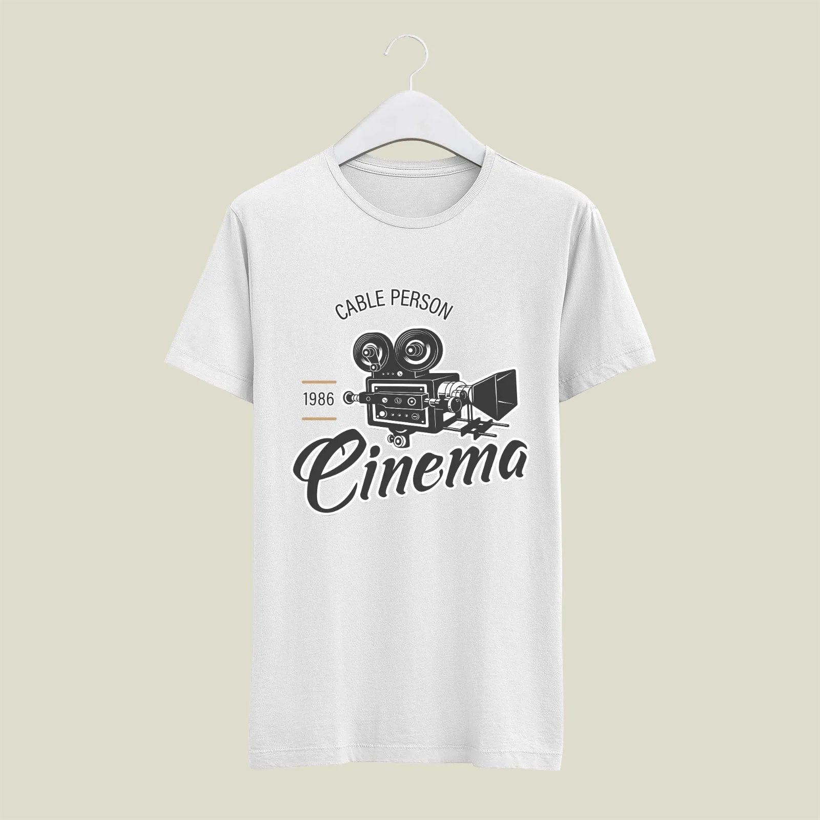 Cable Person T-Shirt T-CAB7 Desichalchitra