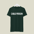 Cable Person T-Shirt T-CAB14 Desichalchitra