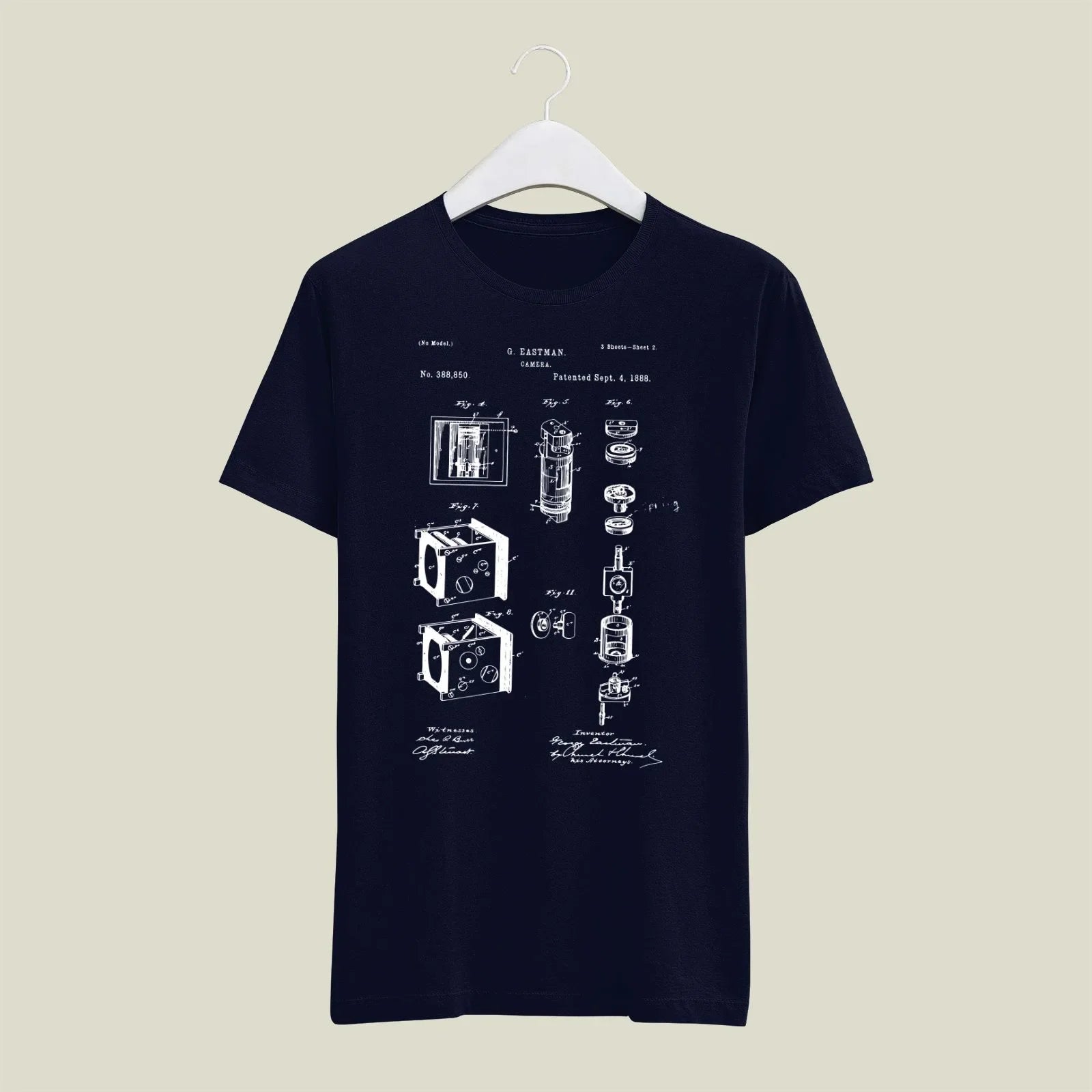 Camera Patent T-Shirt T-CMP209 Desichalchitra